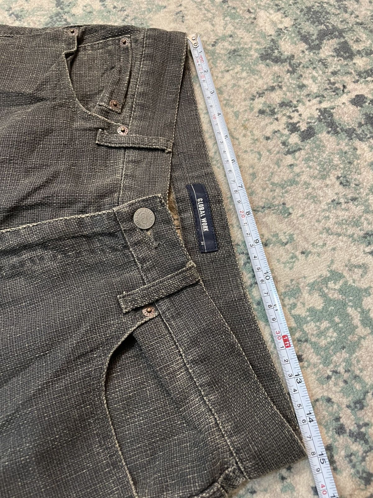 Global Work × Japanese Brand Global Work Japan Century Sashiko Denim (Kapital Style) Size US 30 / EU 46 - 13 Thumbnail