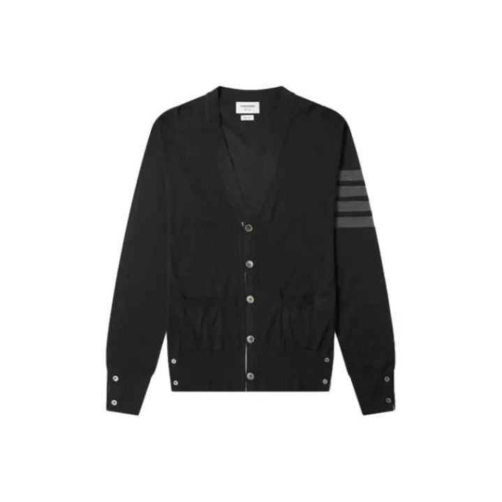 Thom Browne Thom Browne Classic Striped Merino Wool Cardigan Size US M / EU 48-50 / 2 - 1 Thumbnail