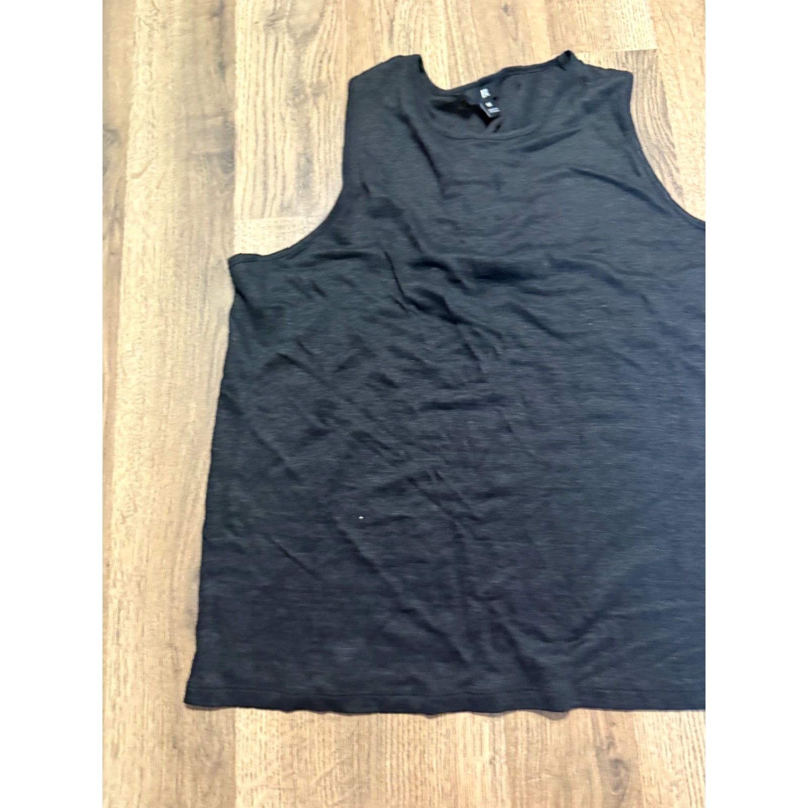 Vintage BR Tank Top Women's Medium Black Sleeveless Shirt Pullover Round Neck Casual Modern Basic Size M / US 6-8 / IT 42-44 - 3 Thumbnail