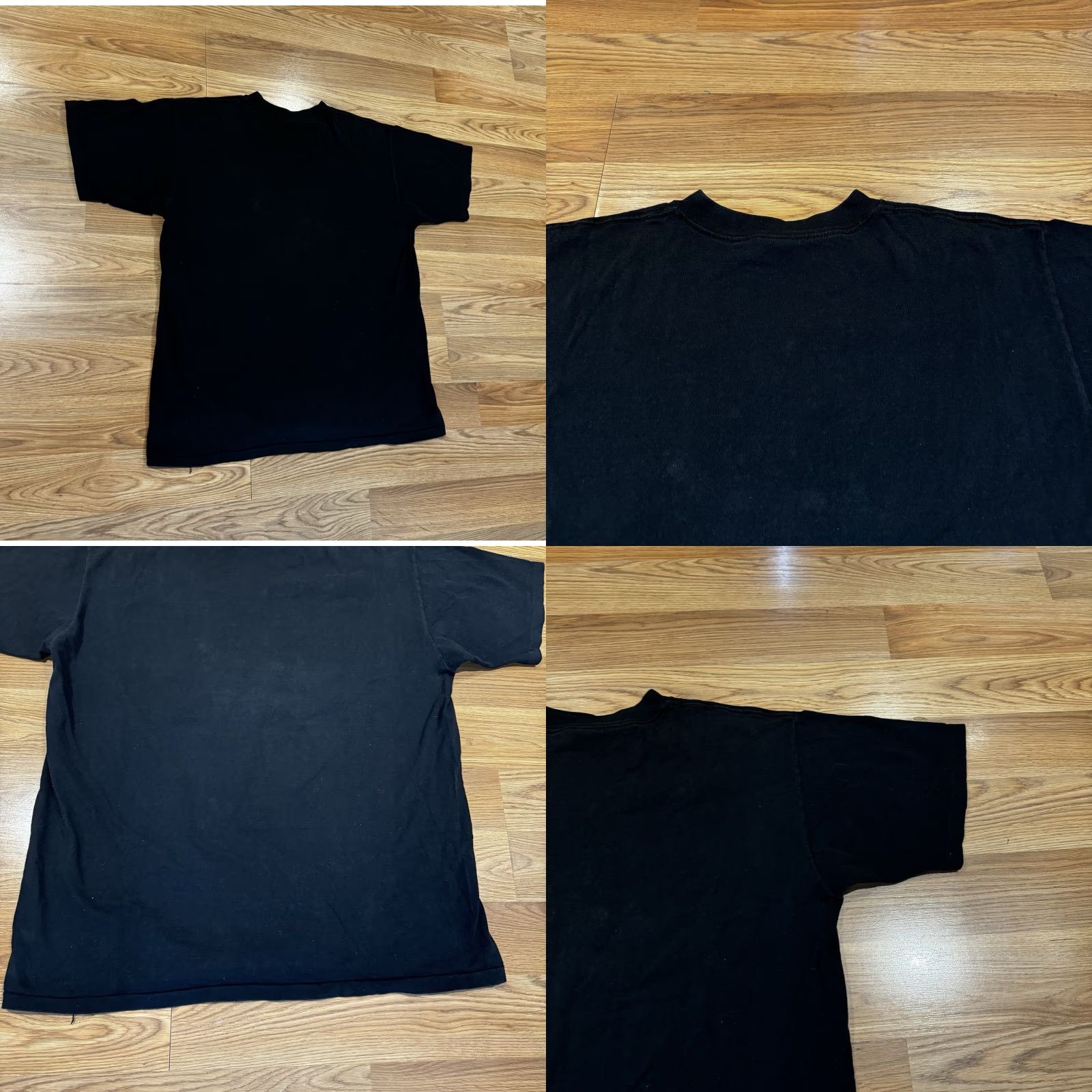 Vintage VINTAGE AllSport Shirt XL Black 90s Three Stooges Pick Your Friends Short Sleeve Crew Neck Movie Funny 90s Mens T-Shirt Size US XL / EU 56 / 4 - 8 Thumbnail