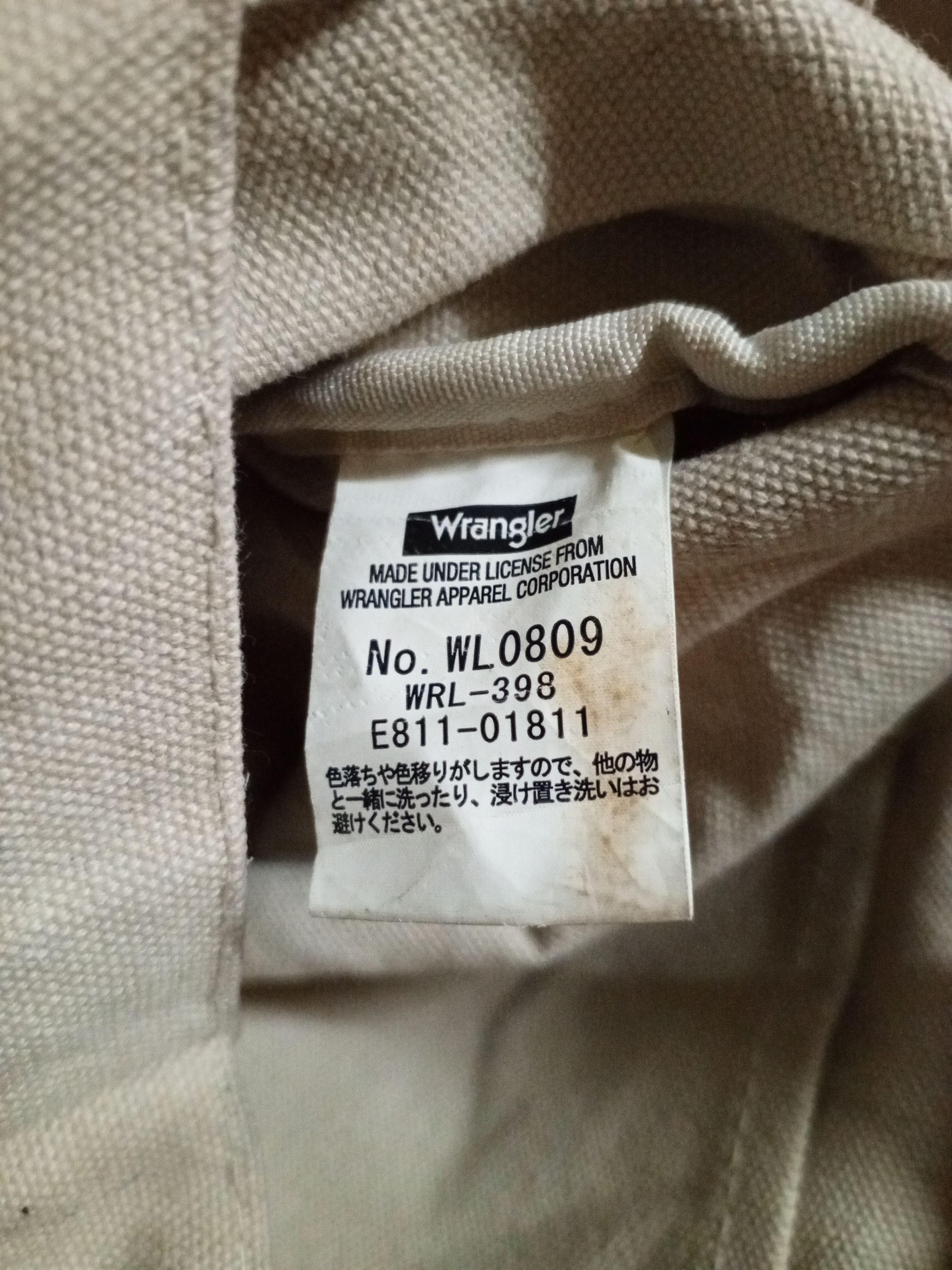 Vintage × Wrangler Wrangler canvas tote bag Size ONE SIZE - 6 Thumbnail