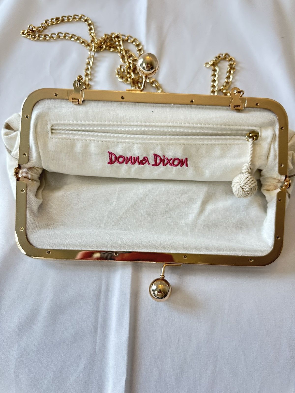 Other Donna Dixon Purse Anchor Themed Gold Chain Size ONE SIZE - 3 Thumbnail