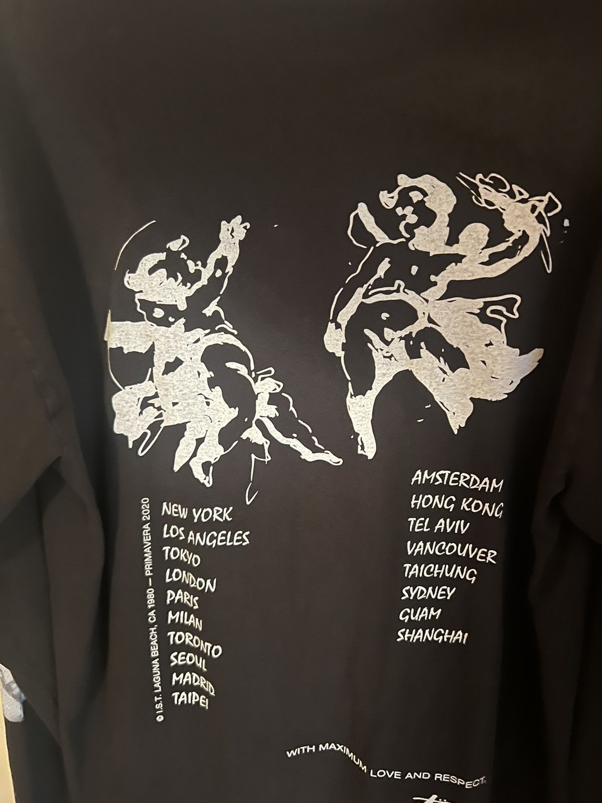 Stussy Stussy 2020 world tour tee Size US XL / EU 56 / 4 - 2 Thumbnail