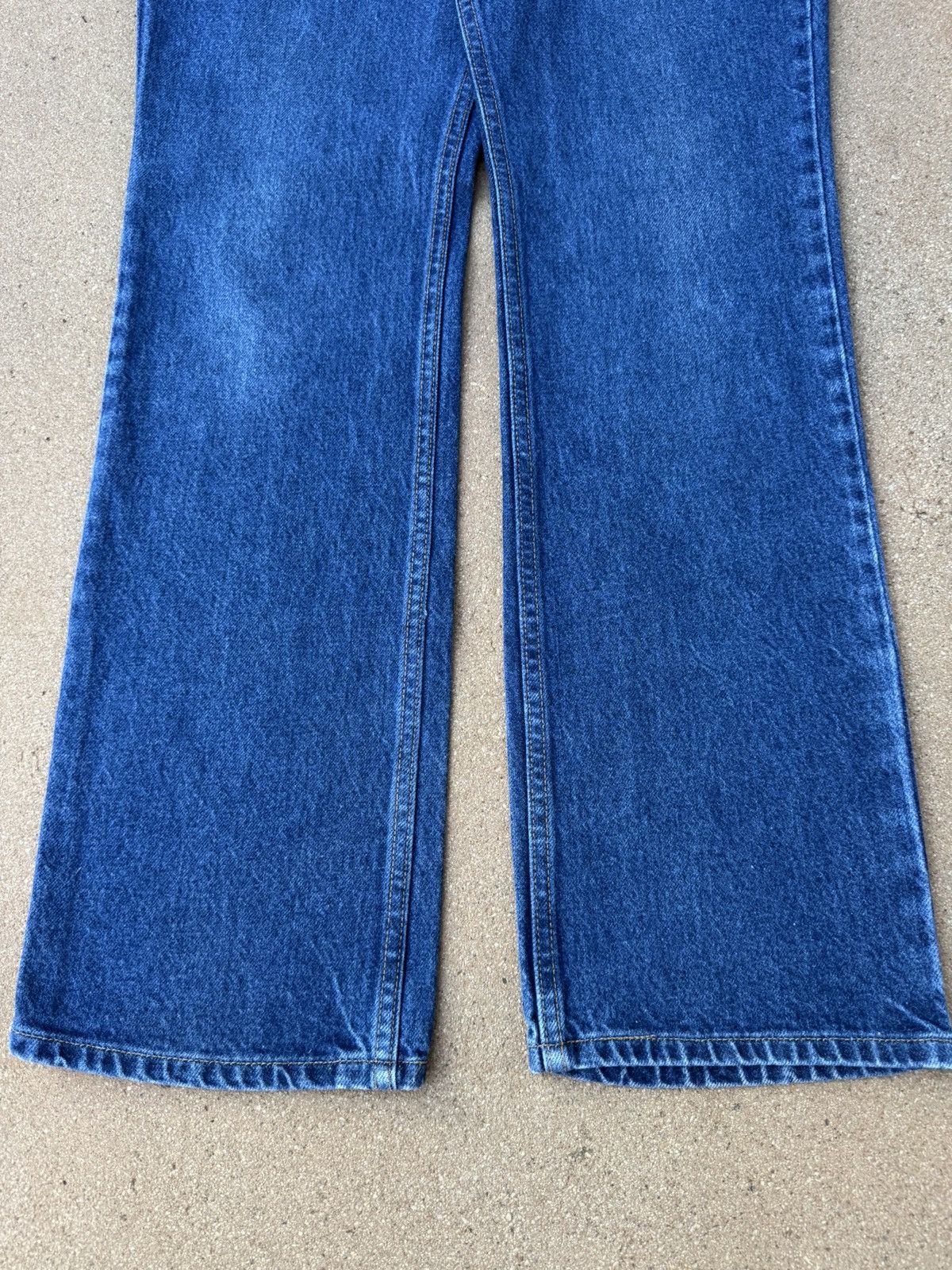 Levi's Vtg 90s Levis 517 Orange Tab Bootcut Flare Faded Jeans 31x30 Size US 31 - 3 Thumbnail