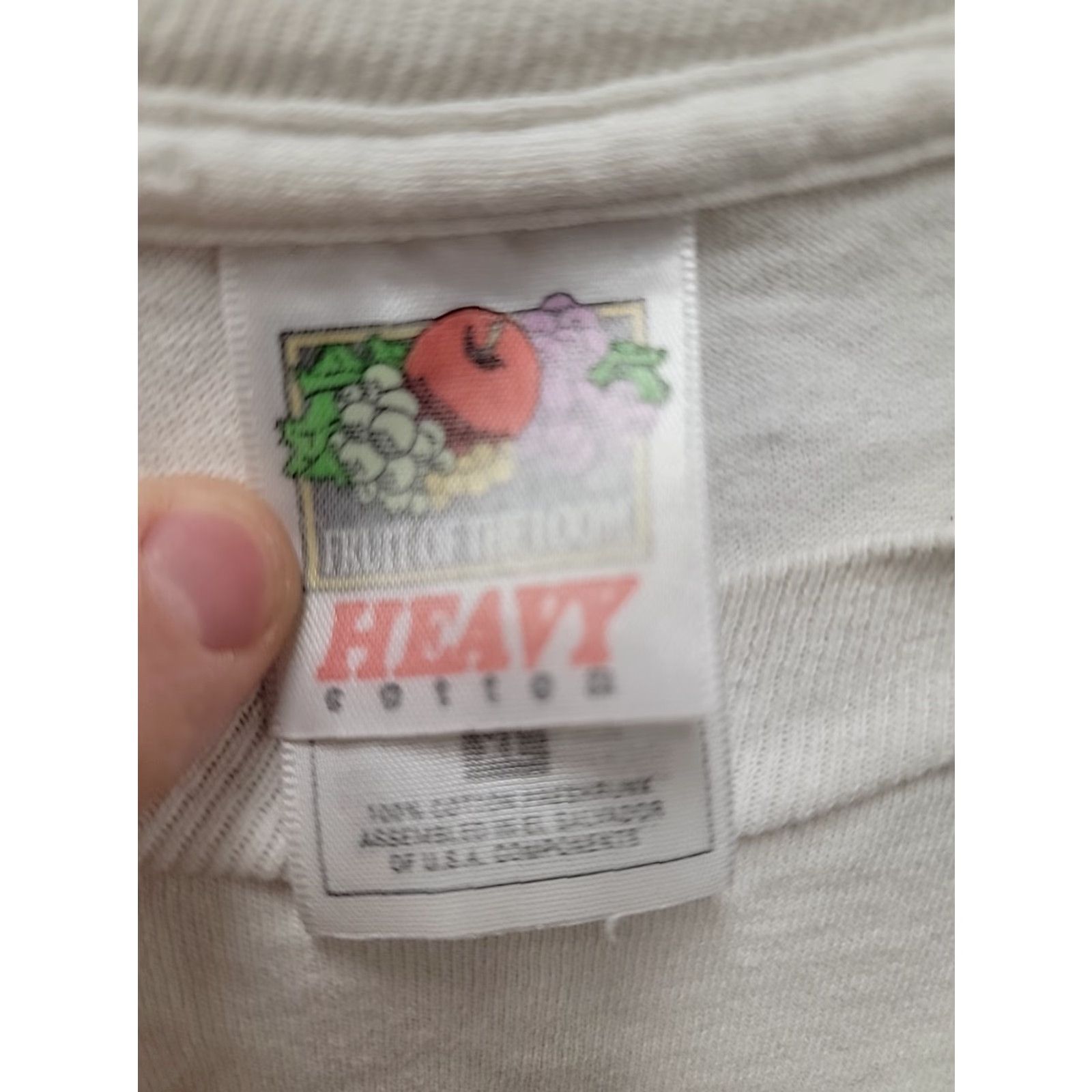 Fruit Of The Loom VINTAGE Bill​ie McLaughlin Graphic T Shirt Mens XL White Size US XL / EU 56 / 4 - 3 Thumbnail