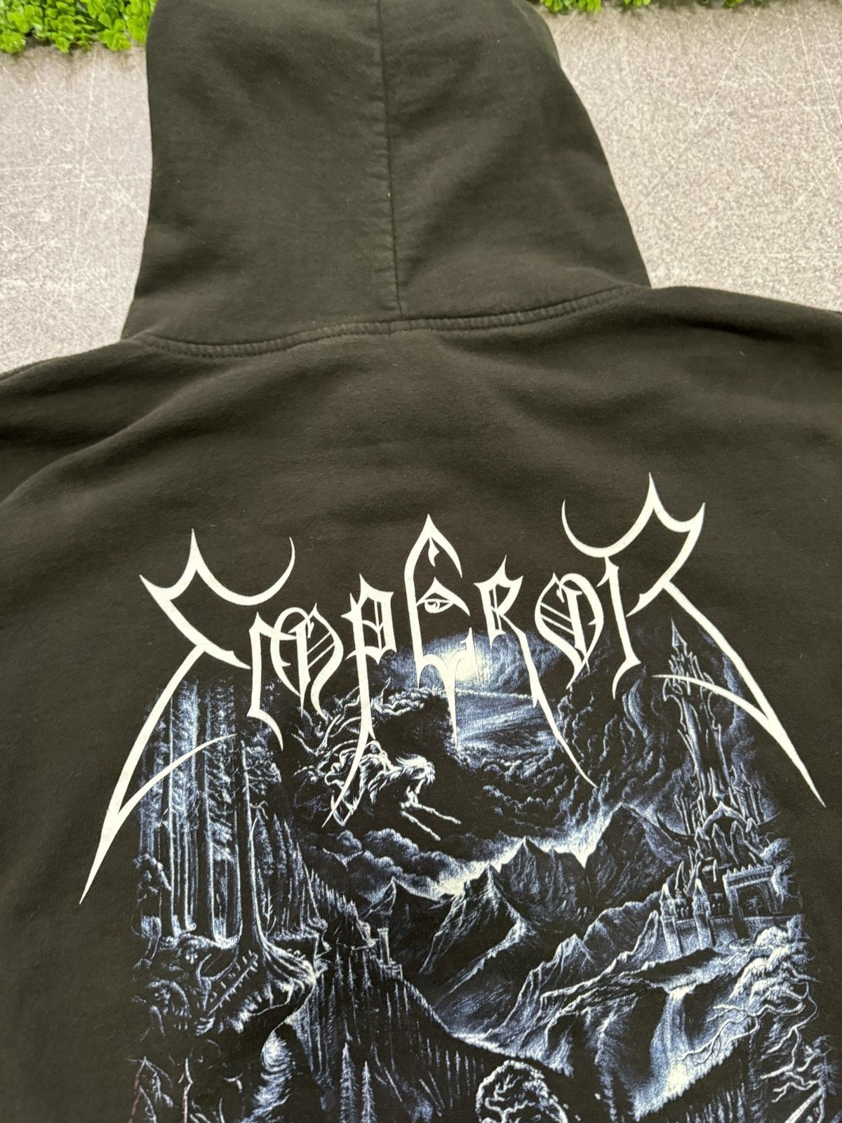 Band Tees × Vintage Vintage Emperor Hoodie zip hoodie In the Nightside Eclipse Size US XXL / EU 58 / 5 - 20 Thumbnail