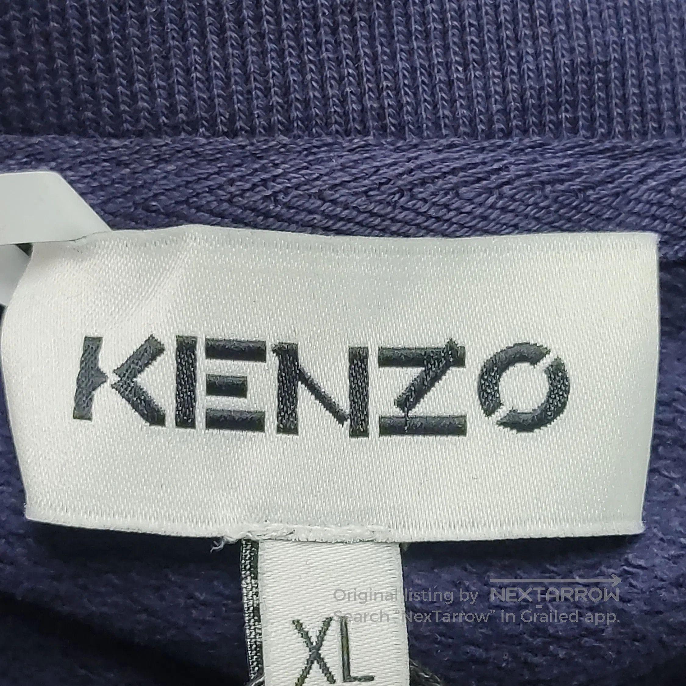 Kenzo Kenzo Tiger Logo Crewneck Long-Sleeve Sweatshirt XL. Size US XL / EU 56 / 4 - 1 Thumbnail