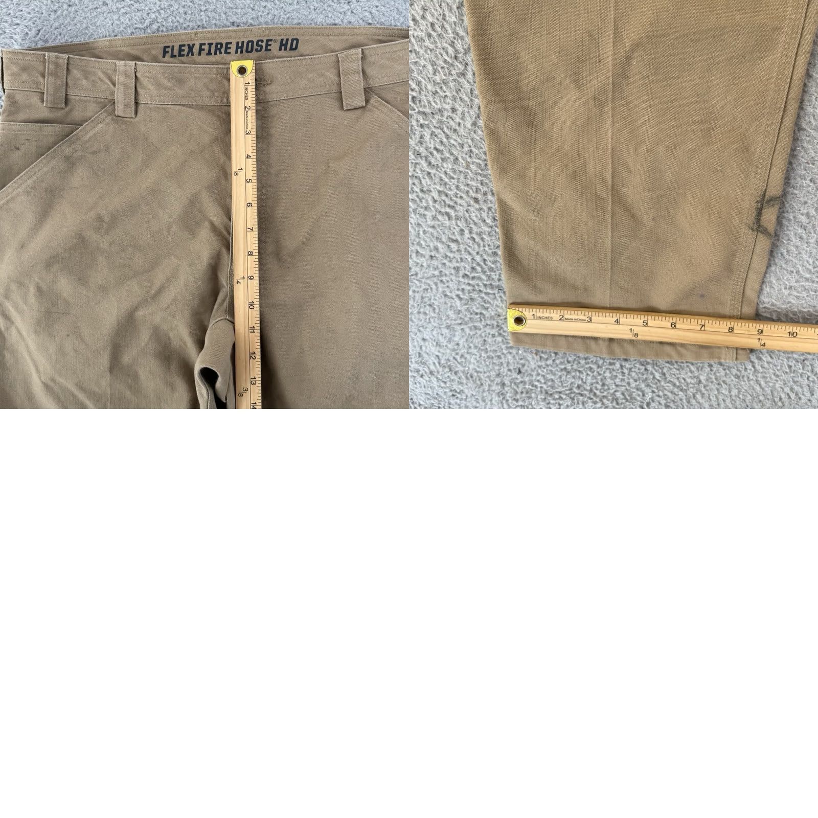 Duluth Trading Company Duluth Trading Co Pants Mens 40x32 Brown Flex Fire Hose HD Standard Fit Stretch Carpenter Casual Workwear Size US 40 / EU 56 - 9 Thumbnail