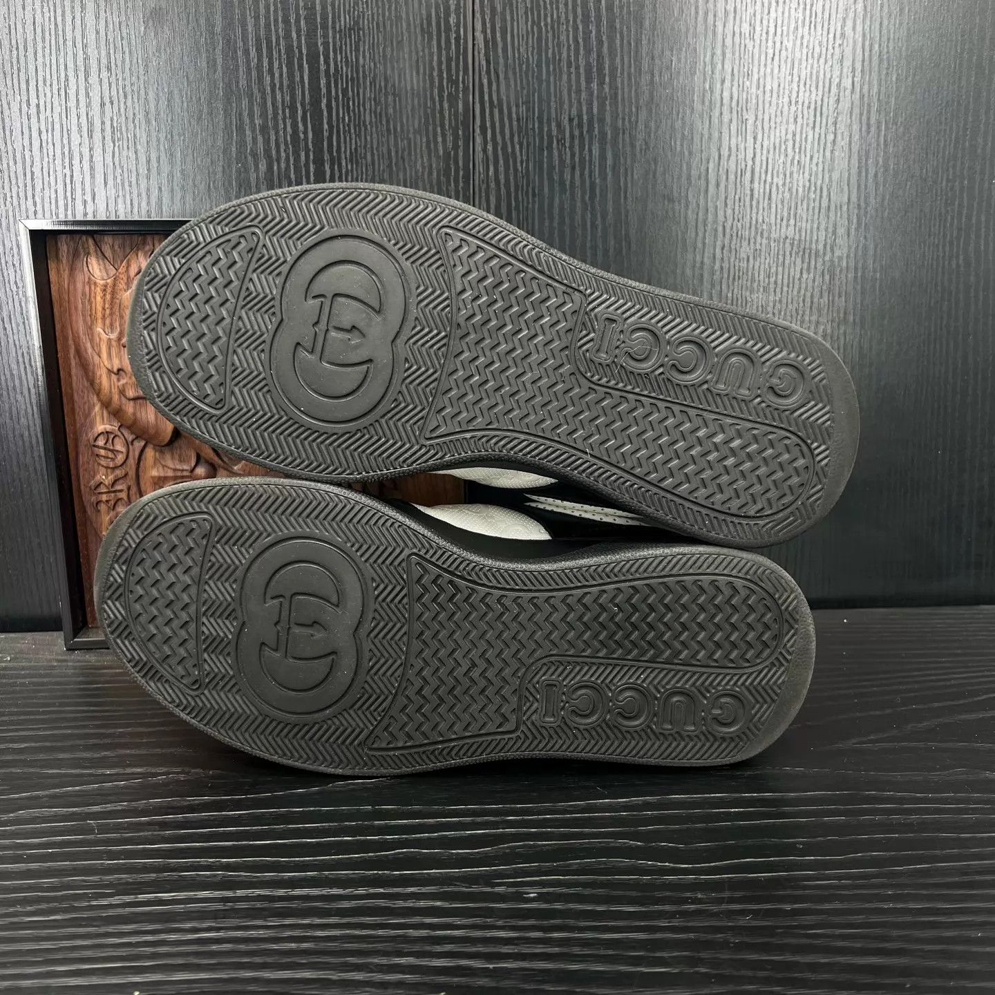 Gucci Gucci Black & White Cookie Sneakers US 6.5 / EU 40.5 Size US 7.5 / EU 40-41 - 6 Thumbnail