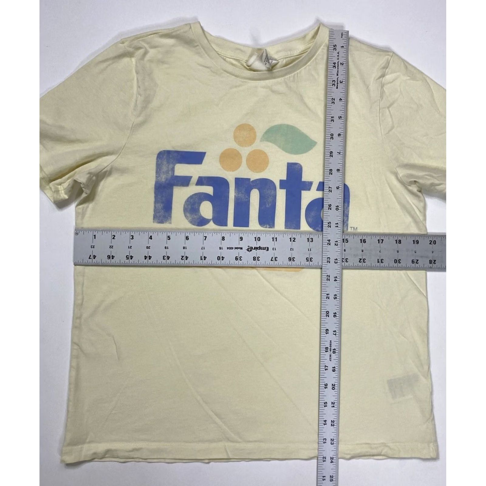 H&M H&M Fanta Pineapple Soda Graphic T-shirt Women Medium Yellow Short Sleeve Size M / US 6-8 / IT 42-44 - 5 Thumbnail