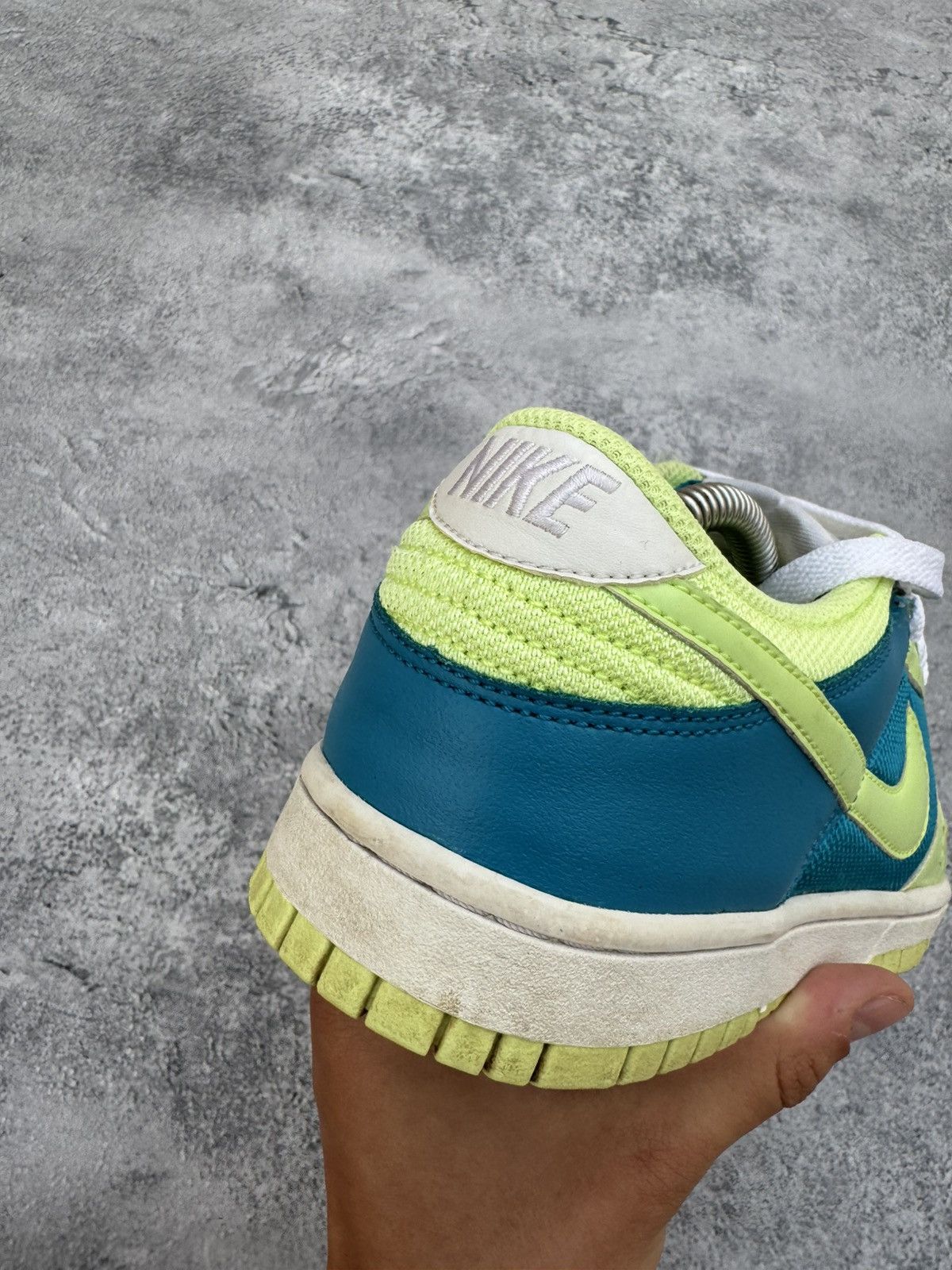 Nike × Vintage Sneakers Nike Dunk Low Turquoise Lime 2008 Size US 8.5 / IT 38.5 - 10 Thumbnail