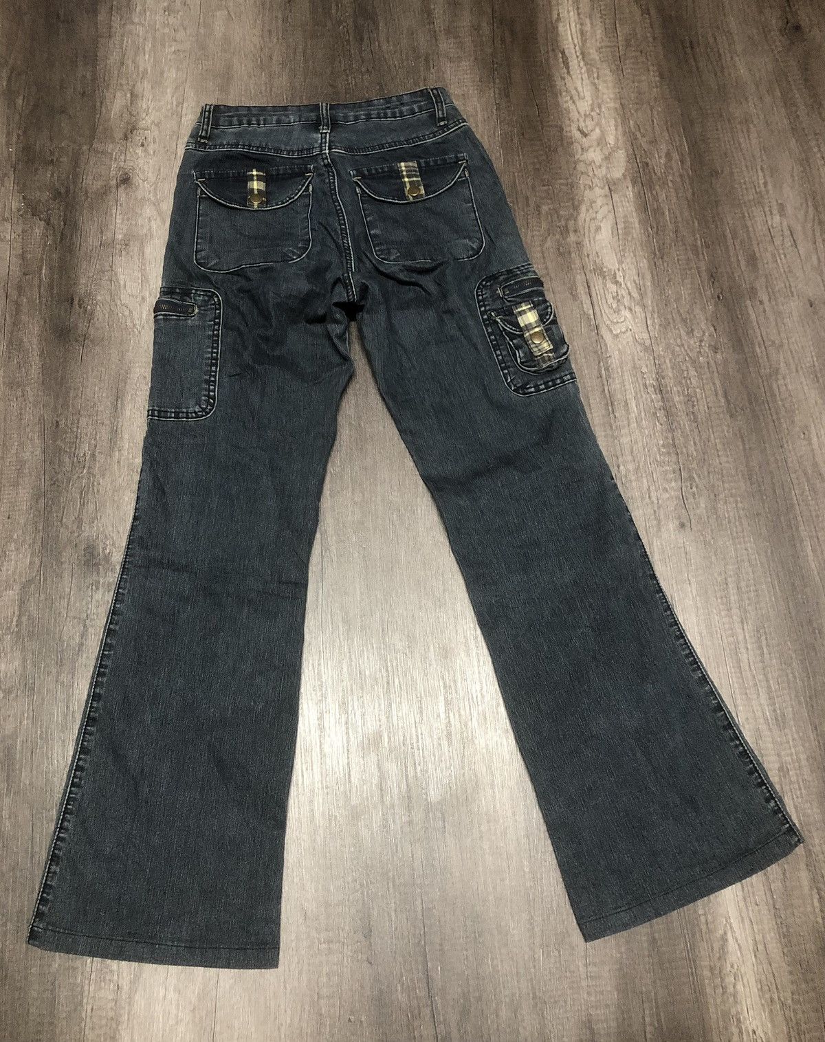 Designer × Japanese Brand Vintage Sun Rose Bush Pant Stretchable Jeans Size 27" / US 4 / IT 40 - 2 Thumbnail