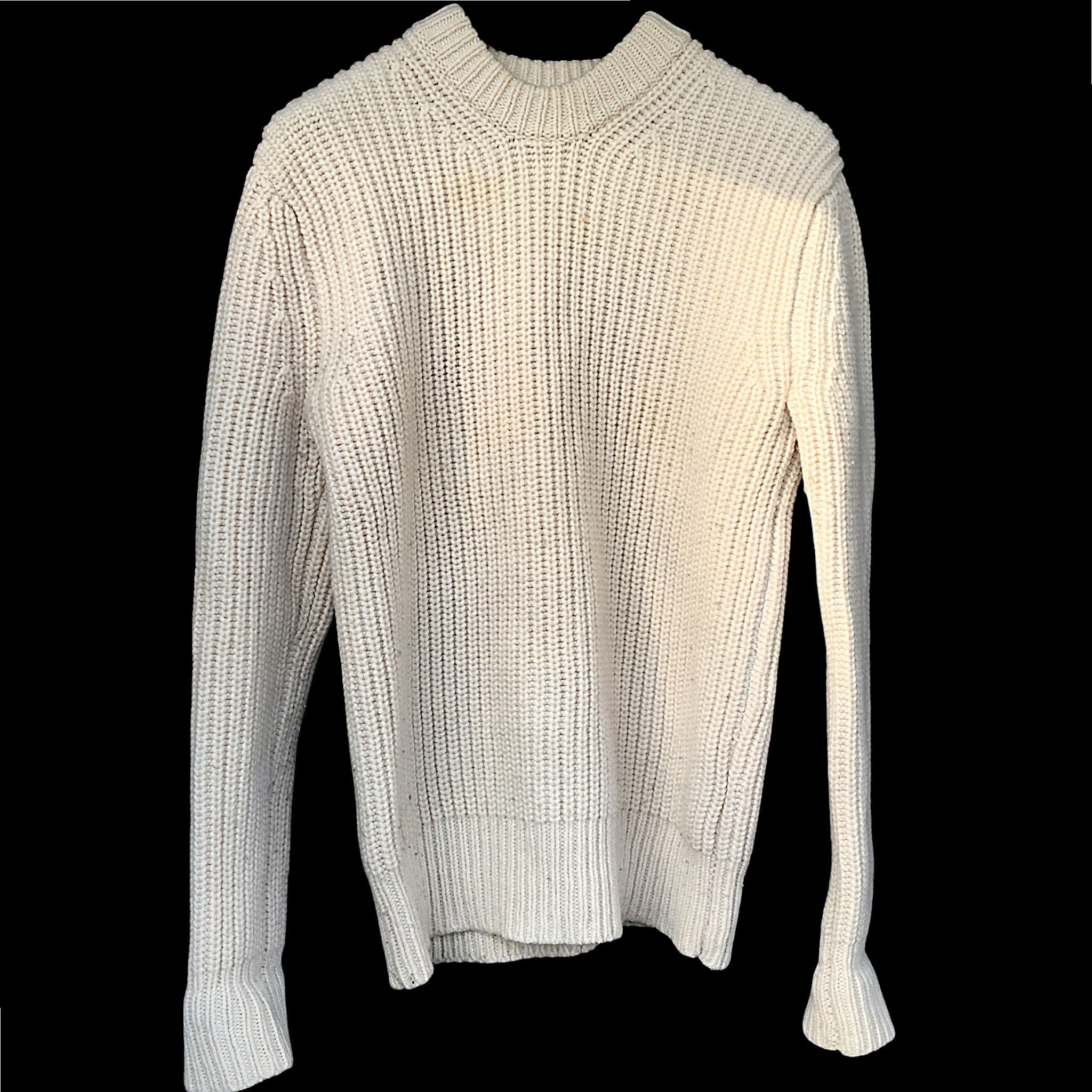 Acne Studios Acne Studios Miles - Cream Wool Chunky Knit Sweater 2013 Size XS / US 0-2 / IT 36-38 - 2 Thumbnail