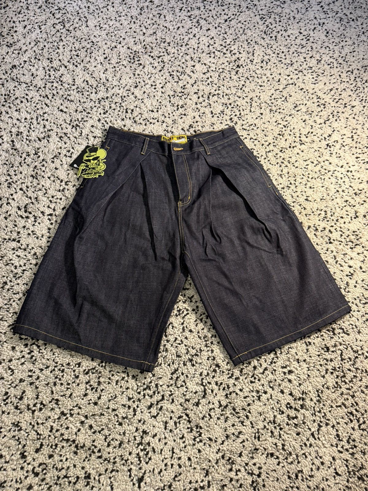 Other Basement Designer Baggy Jean Shorts Size US 36 / EU 52 - 1 Thumbnail