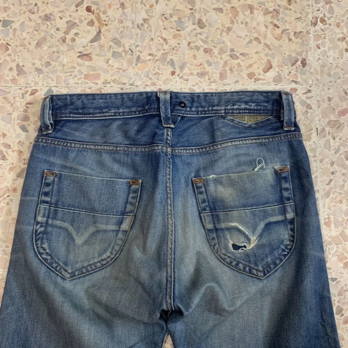 Vintage Vintage Diesel Industry Jeans 30x30 Distresses Denim Pants Size US 30 / EU 46 - 10 Thumbnail