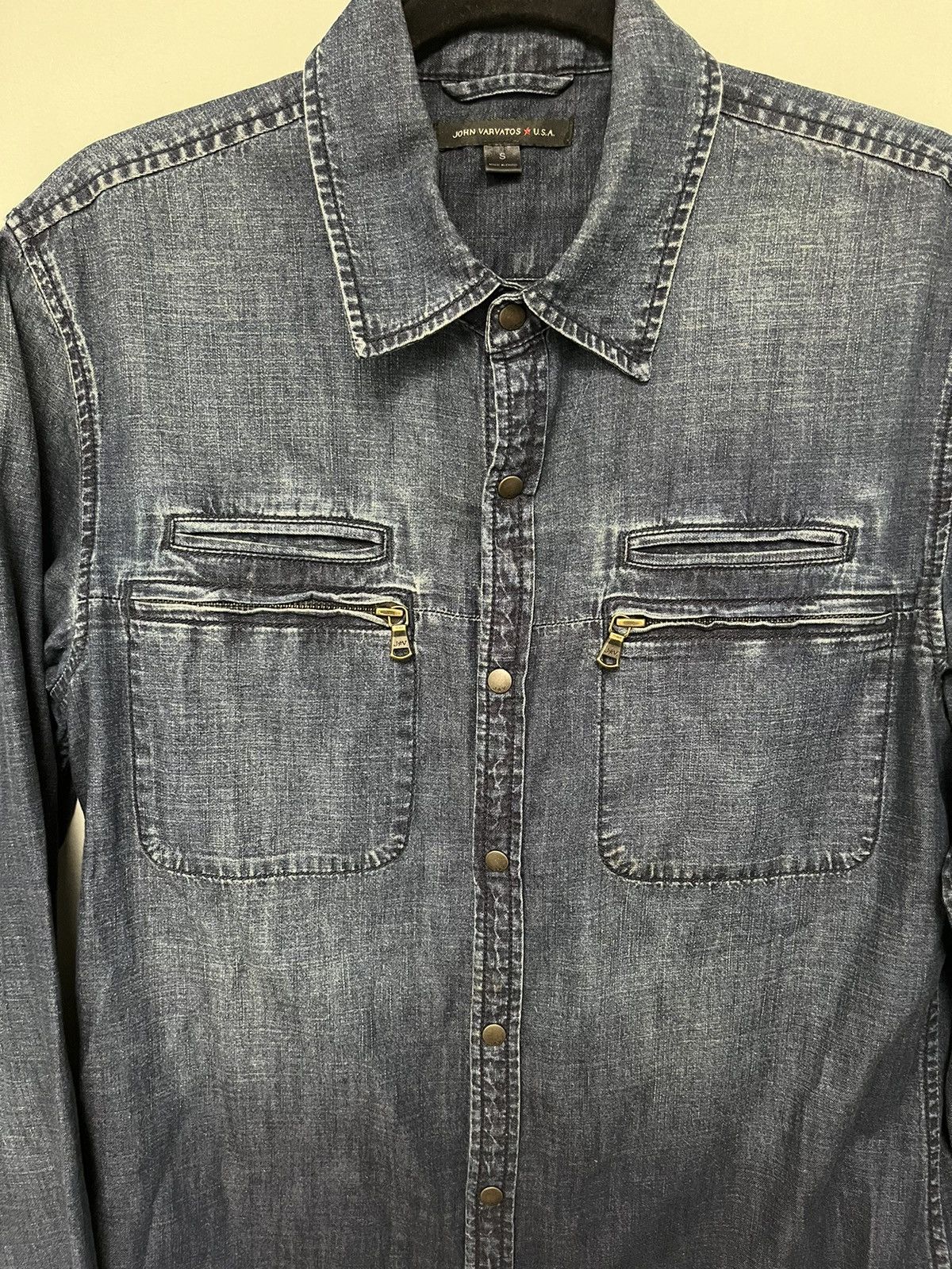 John Varvatos denim workshirt. Small Size US S / EU 44-46 / 1 - 10 Thumbnail