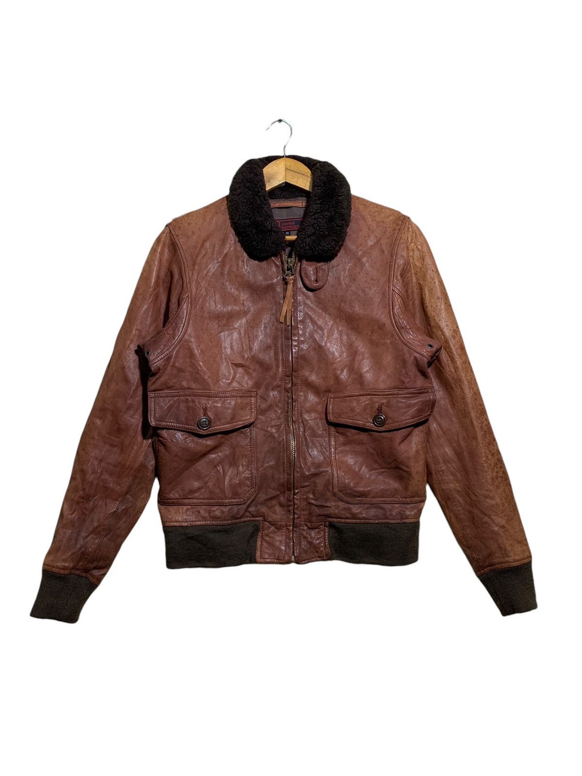Johnbull 🔥JOHNBULL KOJIMA SHEEPSKIN LEATHER JACKETS Size US M / EU 48-50 / 2 - 1 Thumbnail