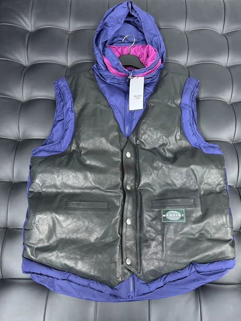 Martine Rose Martine Rose Blue Patchwork Down Vest Size US L / EU 52-54 / 3 - 1 Thumbnail