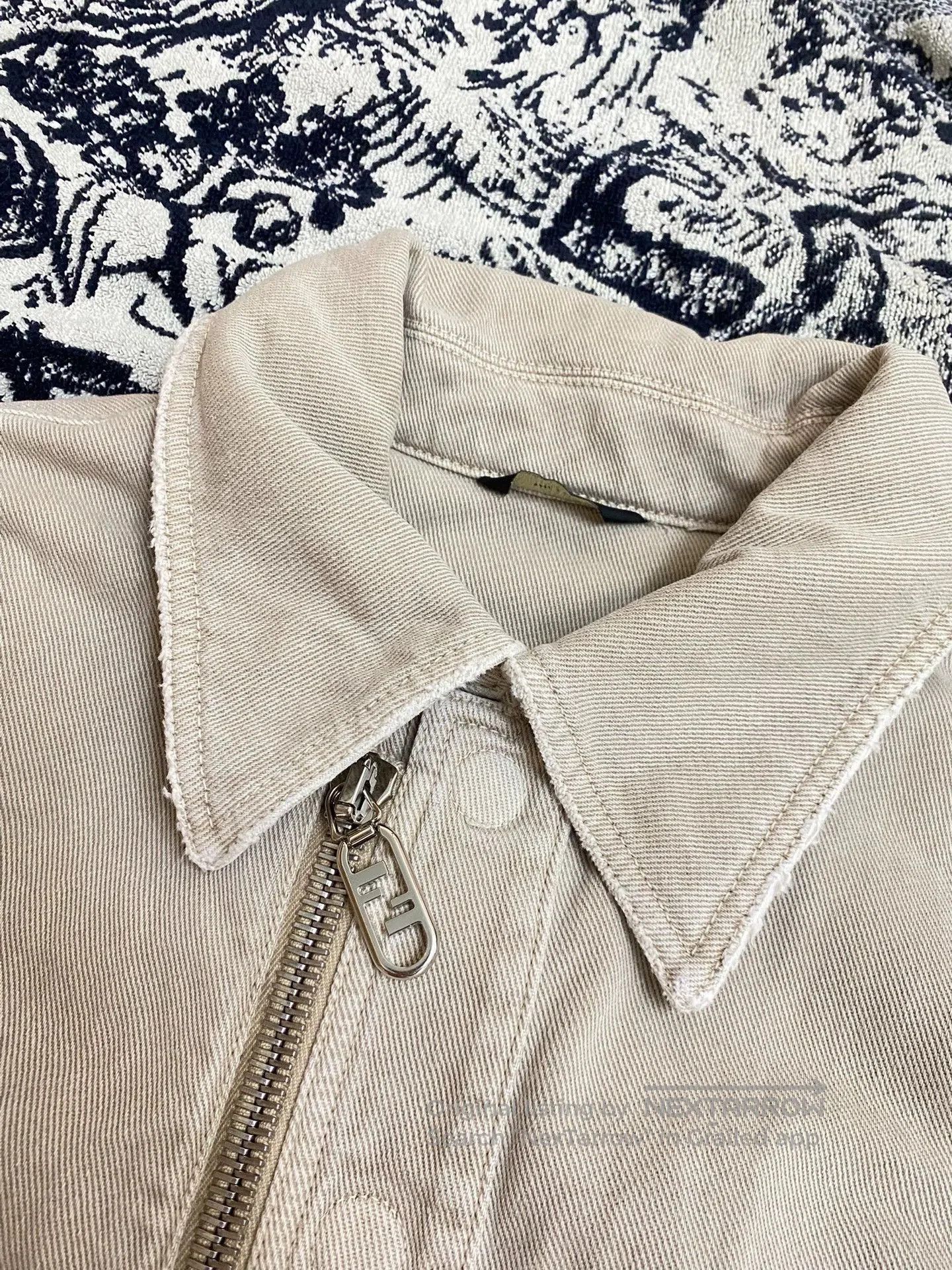 Fendi fendi denim jacket in beige color. Size US M / EU 48-50 / 2 - 6 Thumbnail
