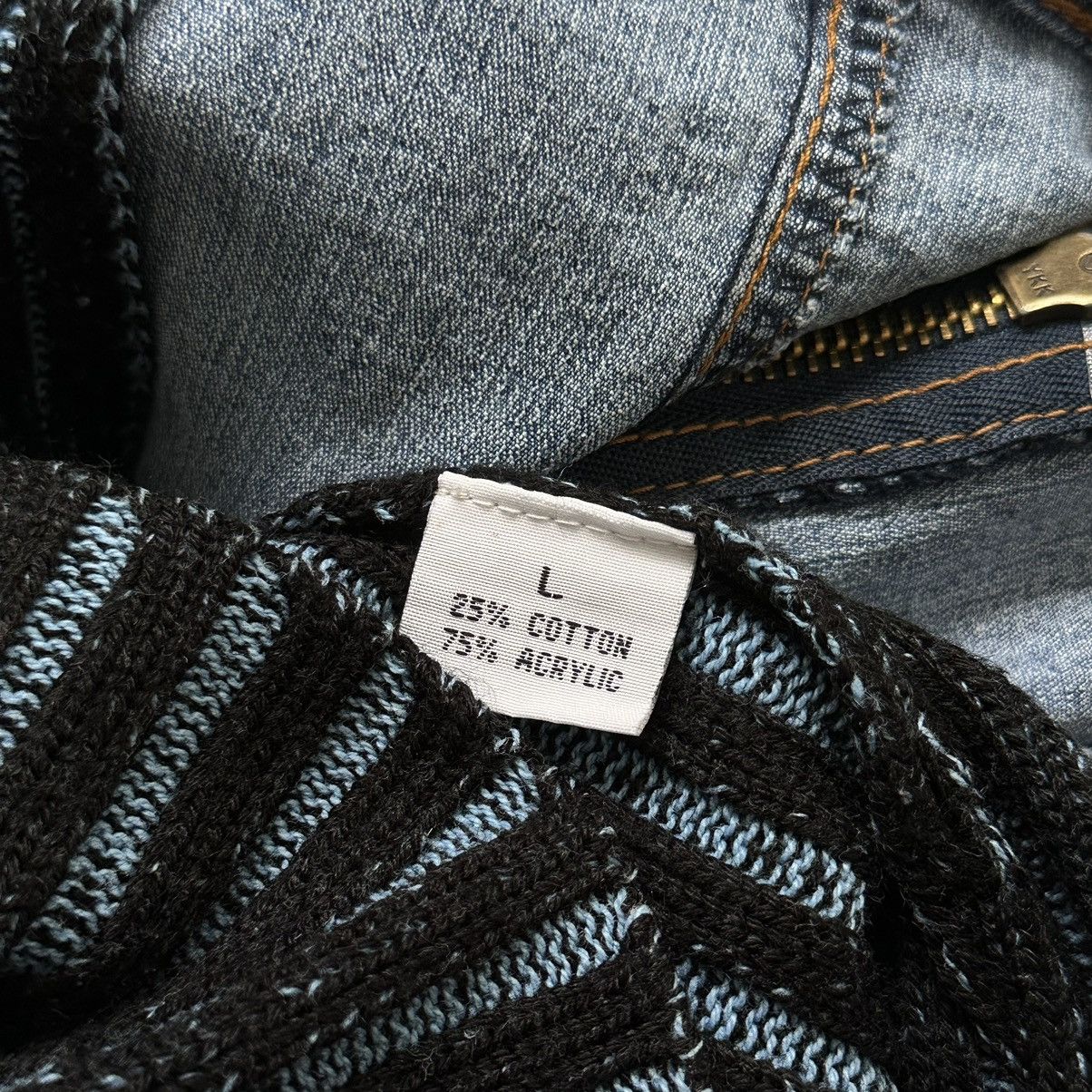 Miss Sixty Vintage Denim/Knit Sweater Hysteric Glamour Style Size L / US 10 / IT 46 - 9 Thumbnail