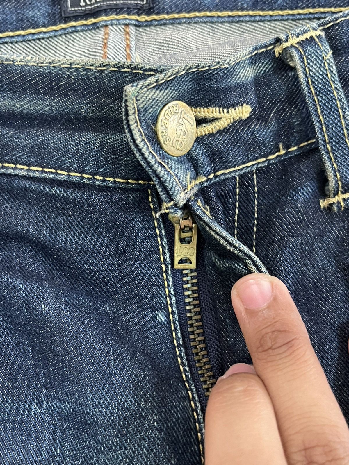 Lee Vintage Lee Riders Flare Bell Bottom Denim Size US 33 - 8 Thumbnail