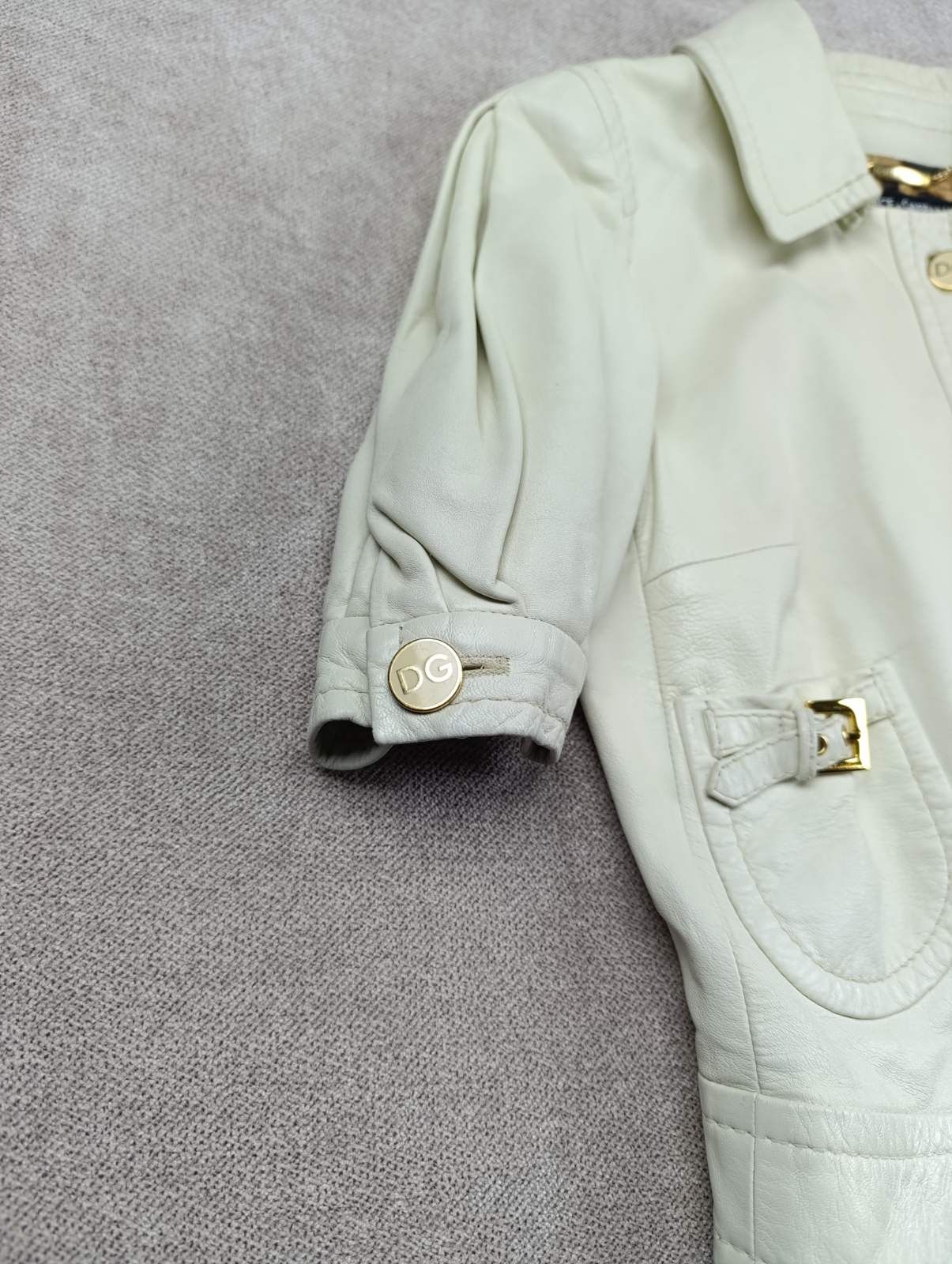 Dolce & Gabbana Dolce & Gabbana Cropped Sheepskin Leather Jacket Size M / US 6-8 / IT 42-44 - 5 Thumbnail
