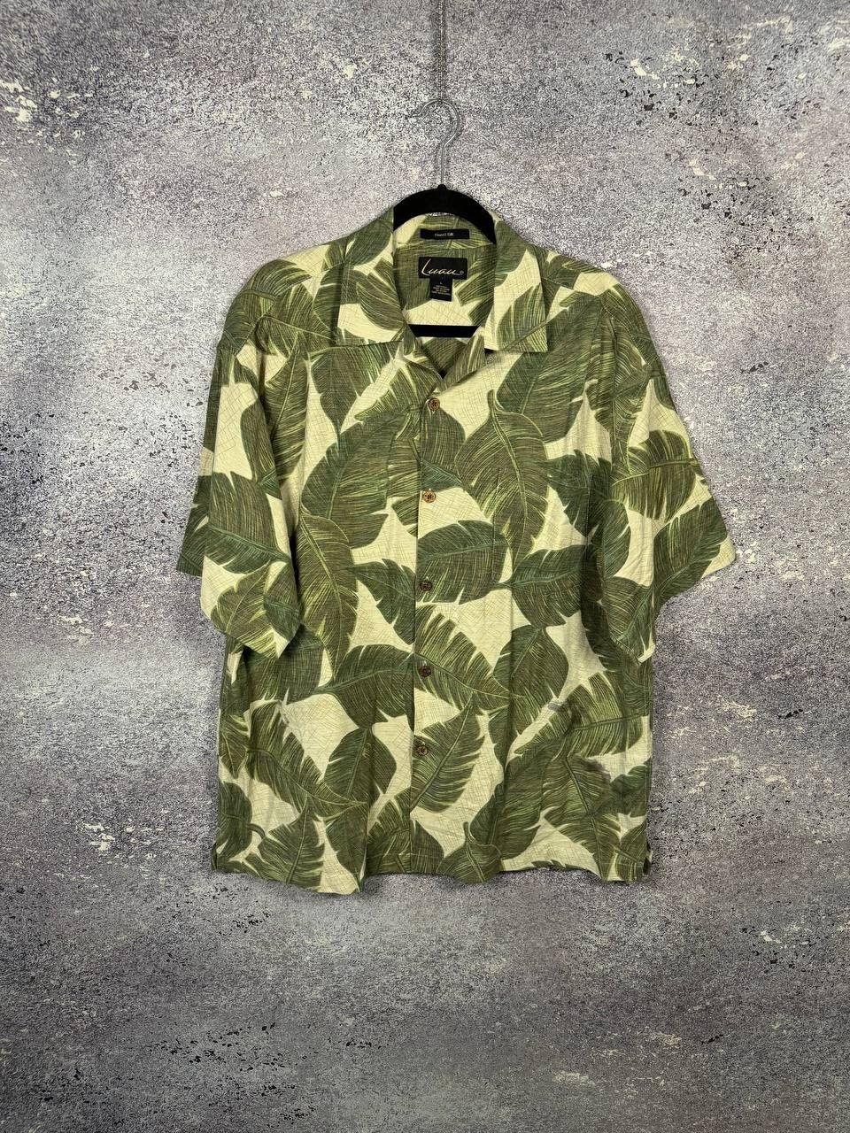 Other LUAU Finest Silk Tropical Hawaiian Palm Tree Print Shirt Size US L / EU 52-54 / 3 - 1 Thumbnail