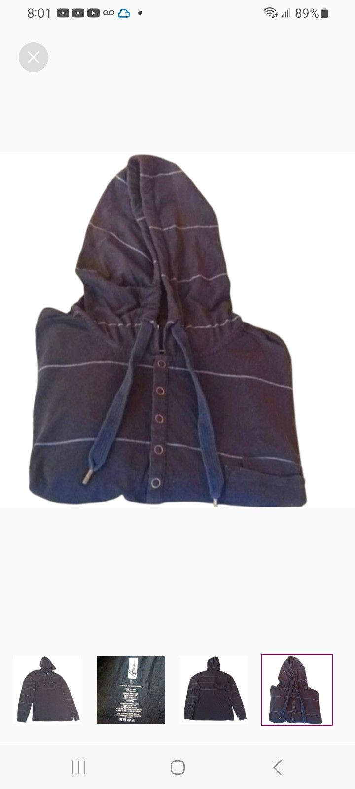 Howe Howe Pima Cotton Hoodie Size US L / EU 52-54 / 3 - 1 Thumbnail