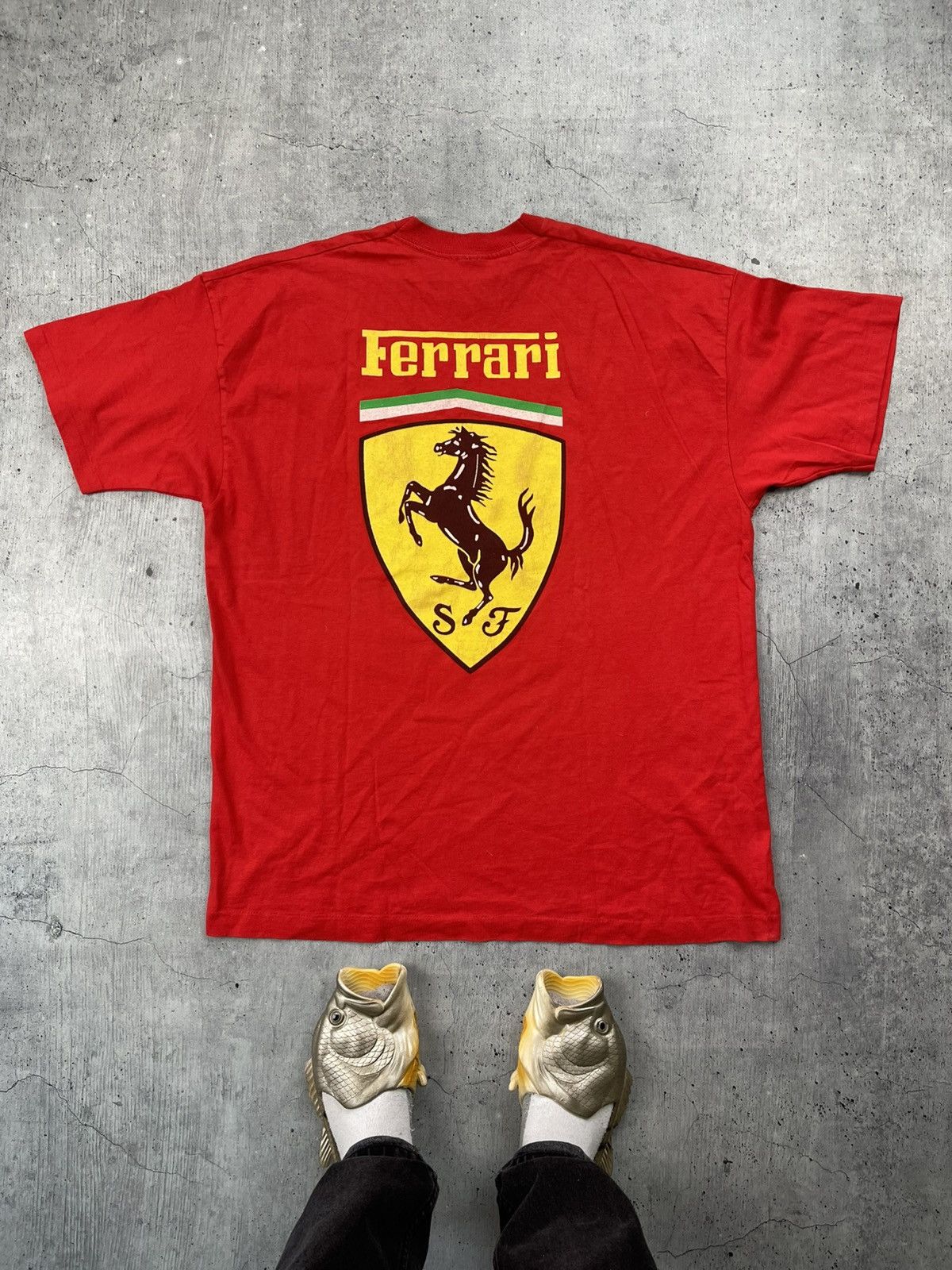 Ferrari × Marlboro × Vintage Vintage Michael Schumacher Ferrari Marlboro Racing T-Shirt Size US XXL / EU 58 / 5 - 6 Thumbnail