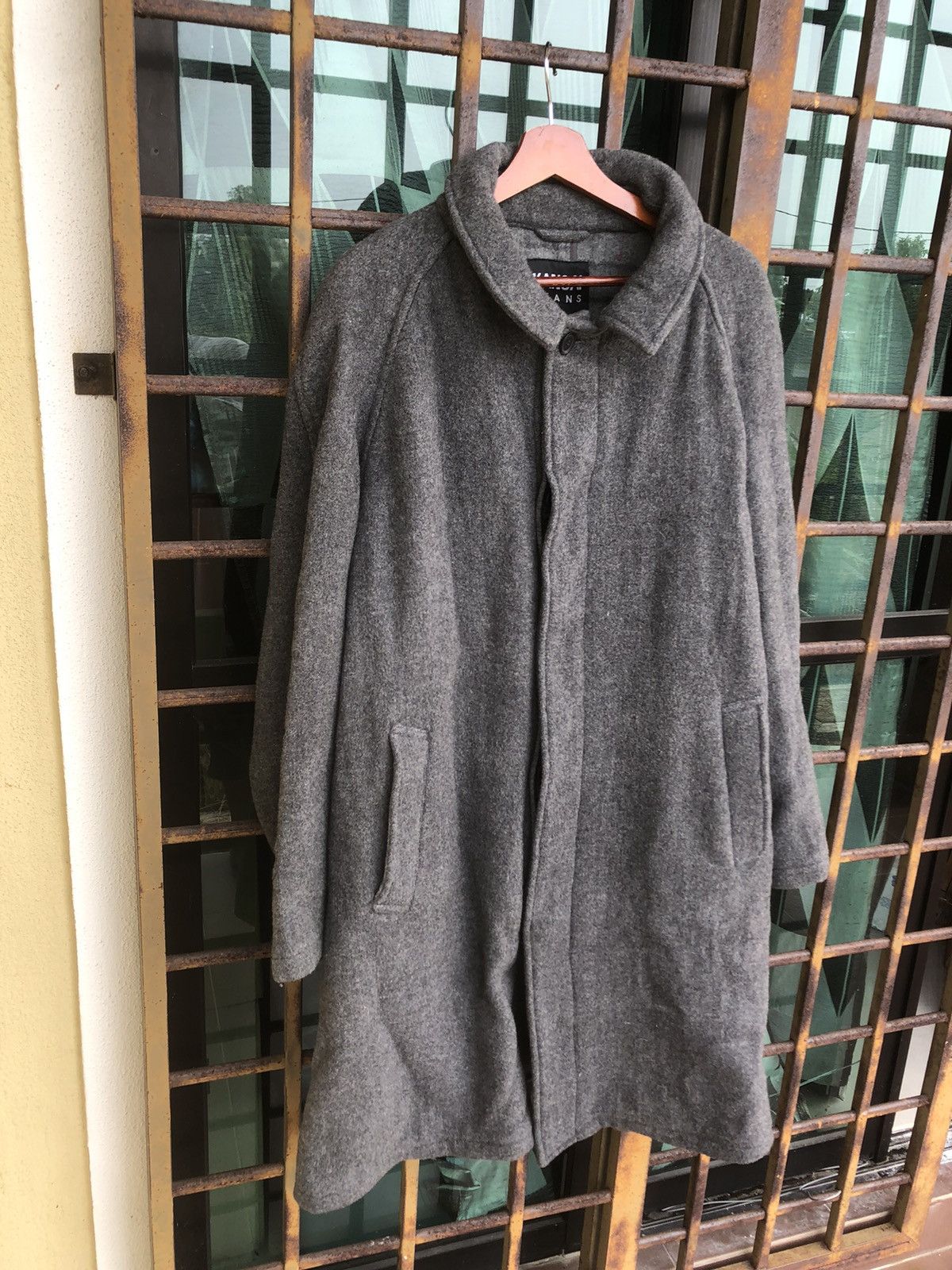 Kansai Yamamoto Kansai Yamamoto Wool Long Coat Button Size US L / EU 52-54 / 3 - 2 Thumbnail