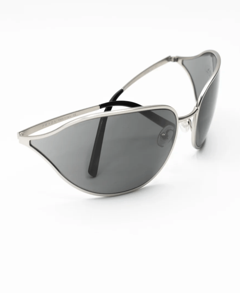 Prada PRADA Sunglasses SPR 58E Wrap Star Rimless Luna Rossa Size ONE SIZE - 4 Thumbnail