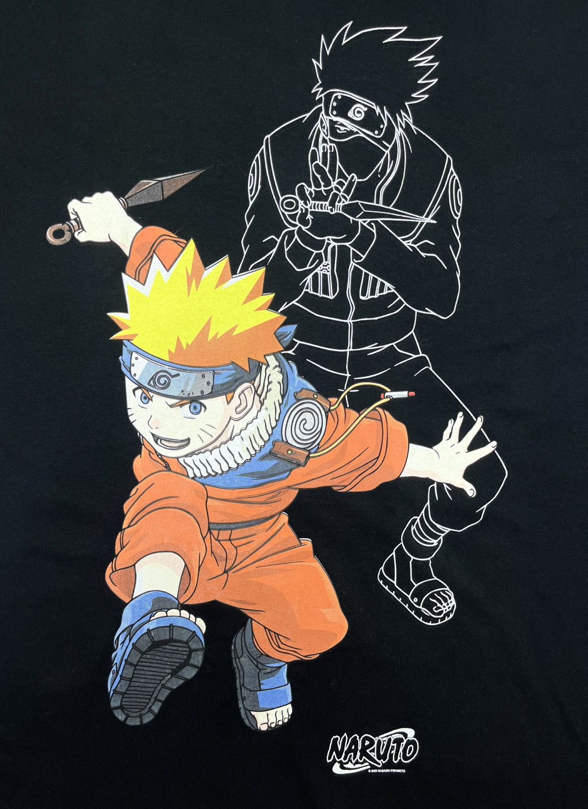 Anime VINTAGE NARUTO VS ZABUZA 💥RARE NOS Size US M / EU 48-50 / 2 - 7 Thumbnail