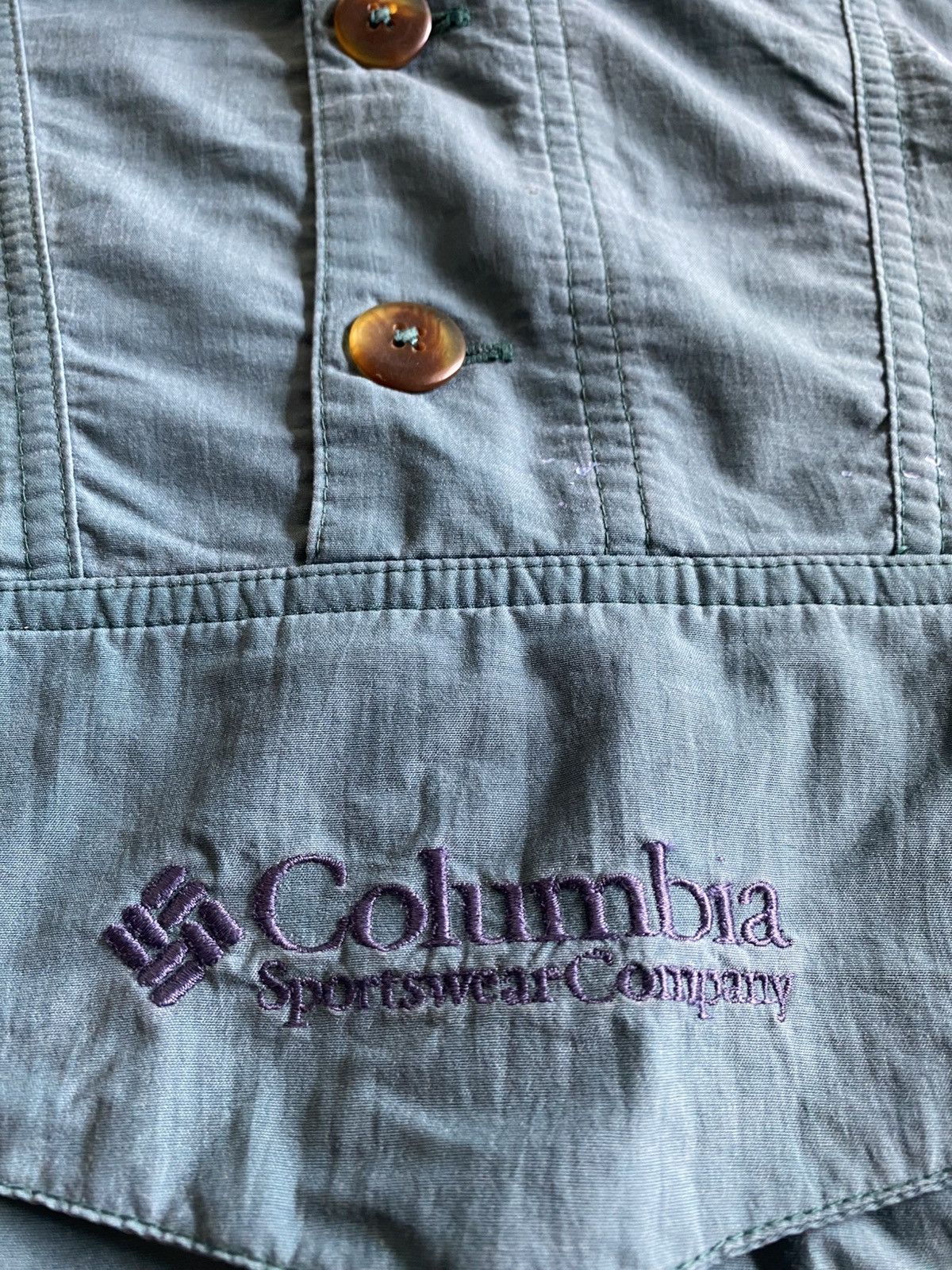 Columbia × The North Face Vintage 90s Columbia Anorak Windbreaker Size US XL / EU 56 / 4 - 3 Thumbnail