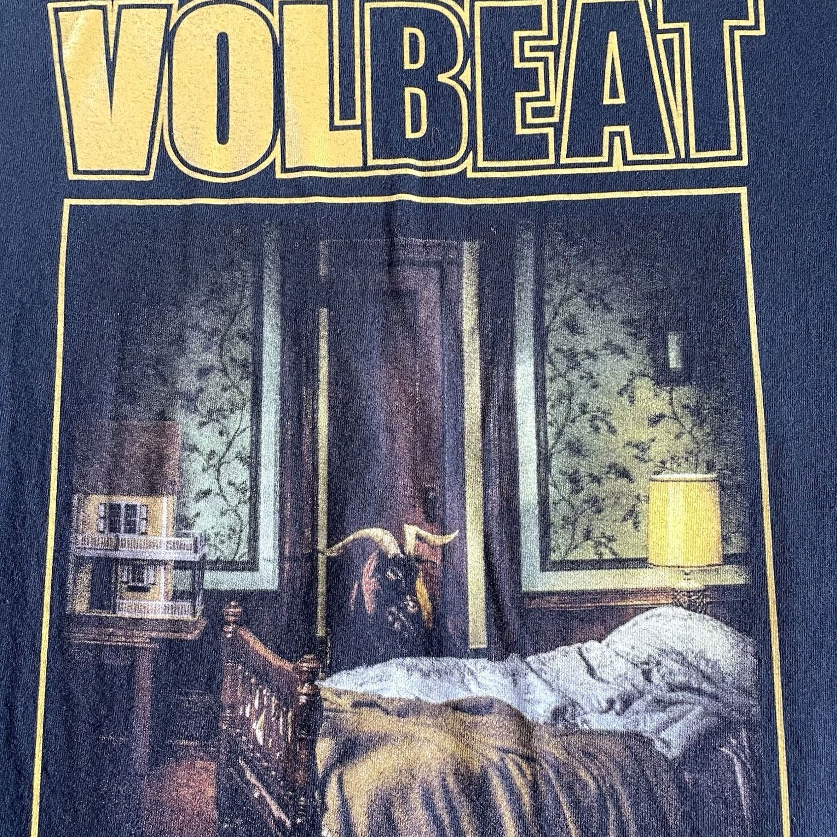 Vintage Volbeat Shirt Men’s Medium 2025 God Of Angels Trust Concert Tour Goat Official Black Mens T-Shirt Angel Fabric M & M 2025 Regular Size US M / EU 48-50 / 2 - 3 Thumbnail