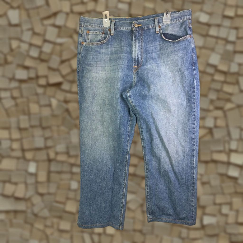Lucky Brand Lucky Brand Mens Size 38 Short Bootcut Mid Rise Blue Denim Jeans Size US 38 / EU 54 - 1 Thumbnail
