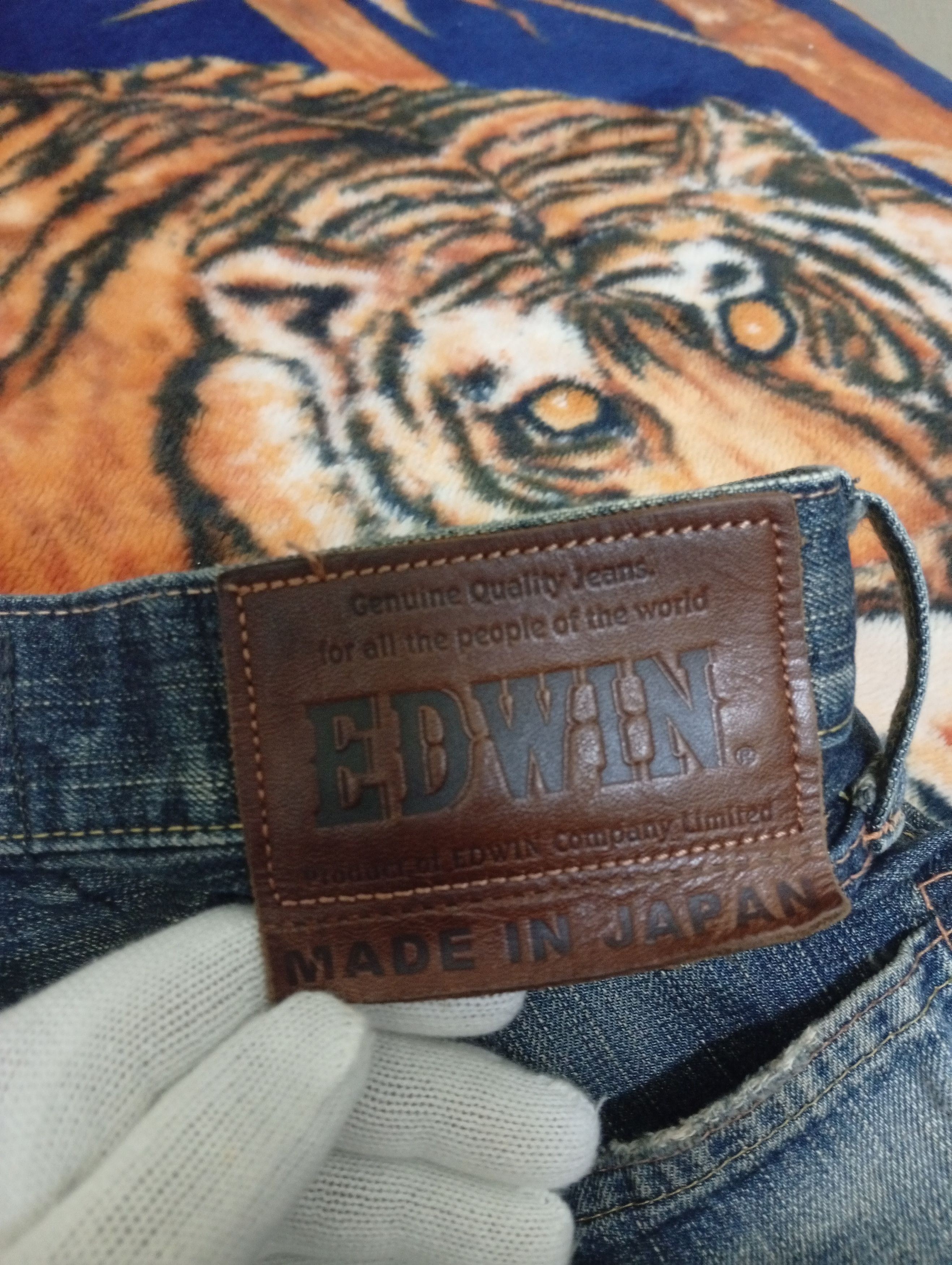 Edwin Edwin Selvedge jeans X vintage X japan brand Size US 33 - 10 Thumbnail