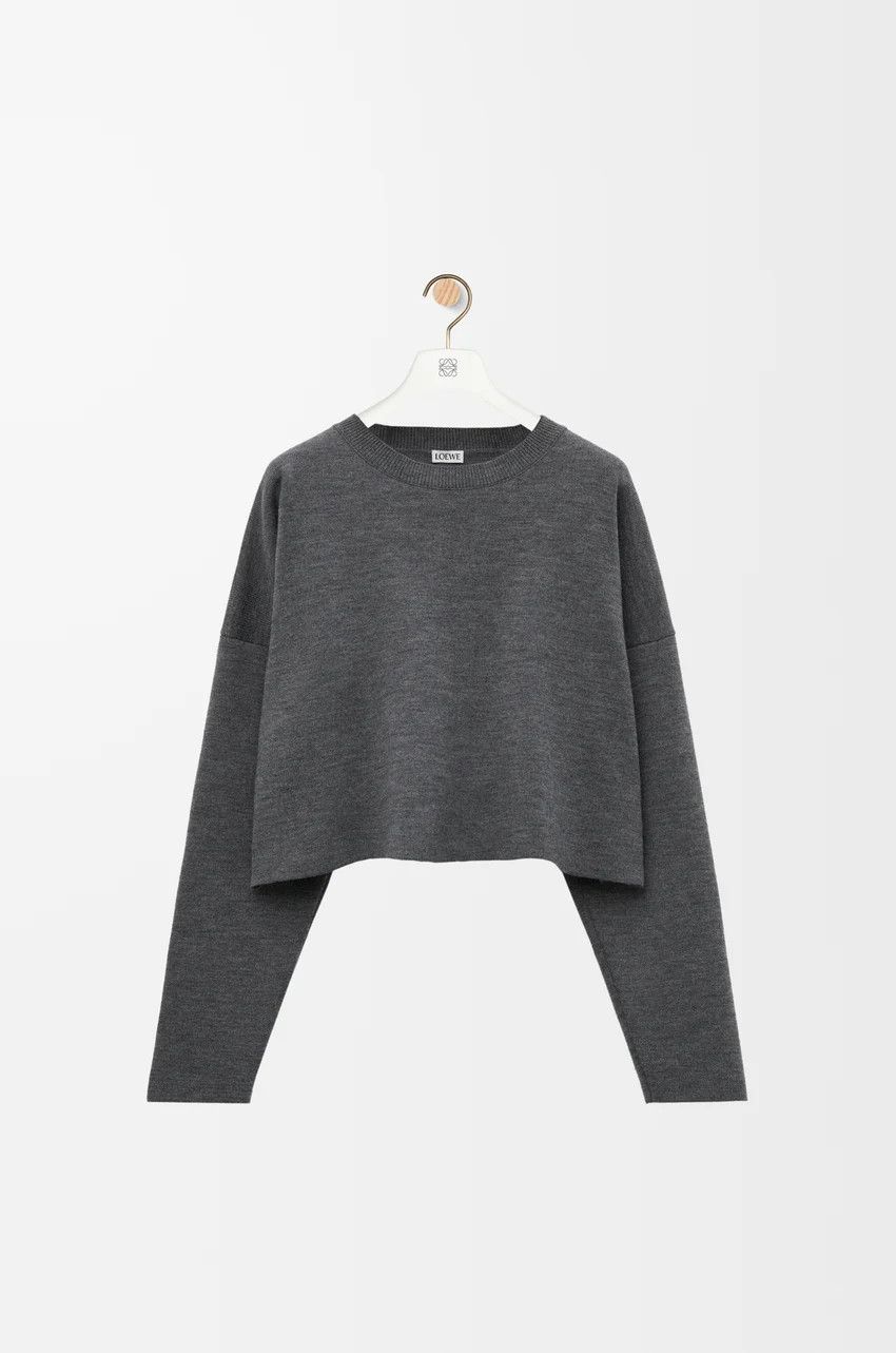 Loewe o1loc1c0525 Sweater in Dark Grey Size L / US 10 / IT 46 - 1 Thumbnail