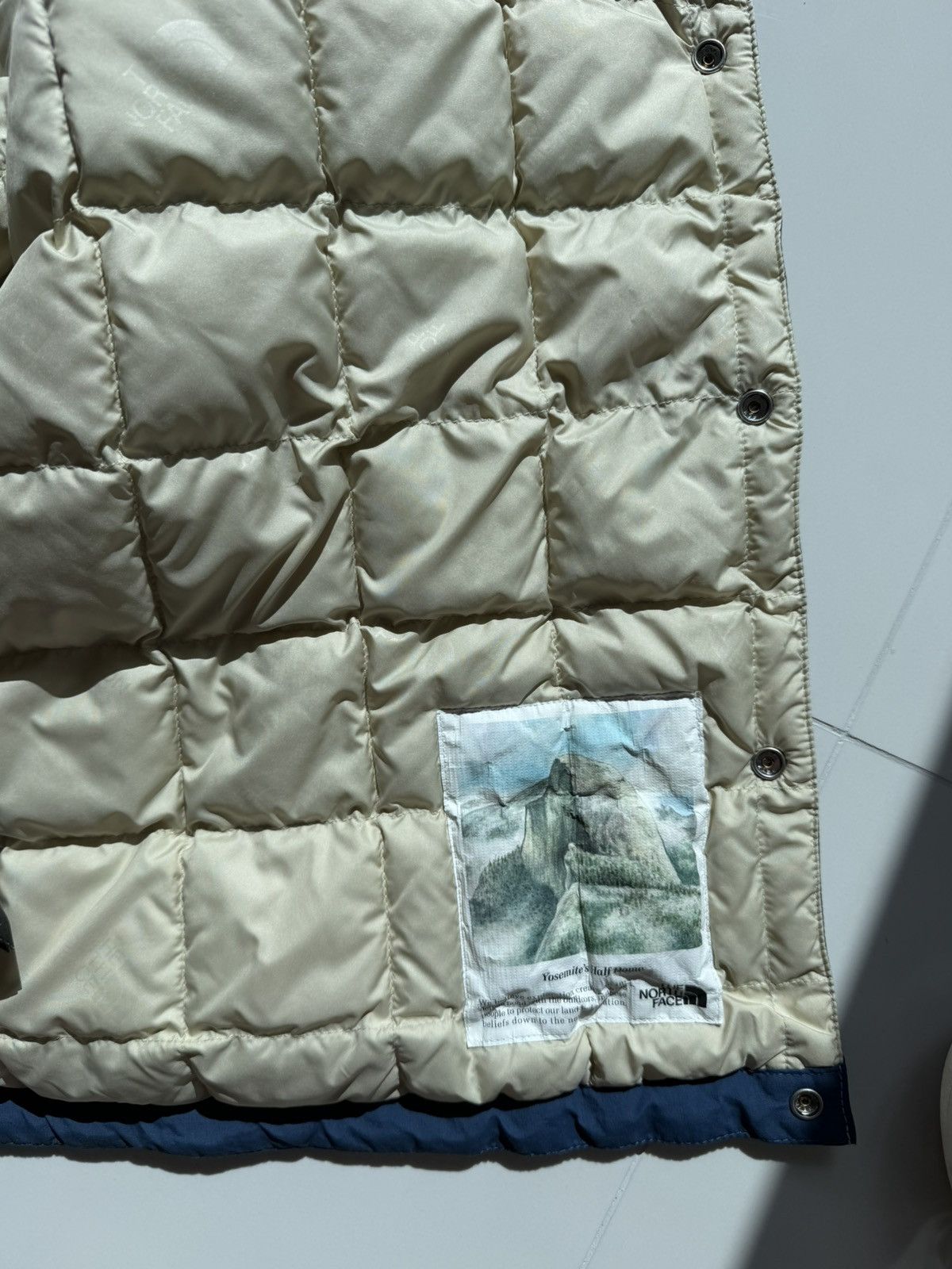 The North Face Vintage Down Blue Puffer Vest Size US XL / EU 56 / 4 - 6 Thumbnail