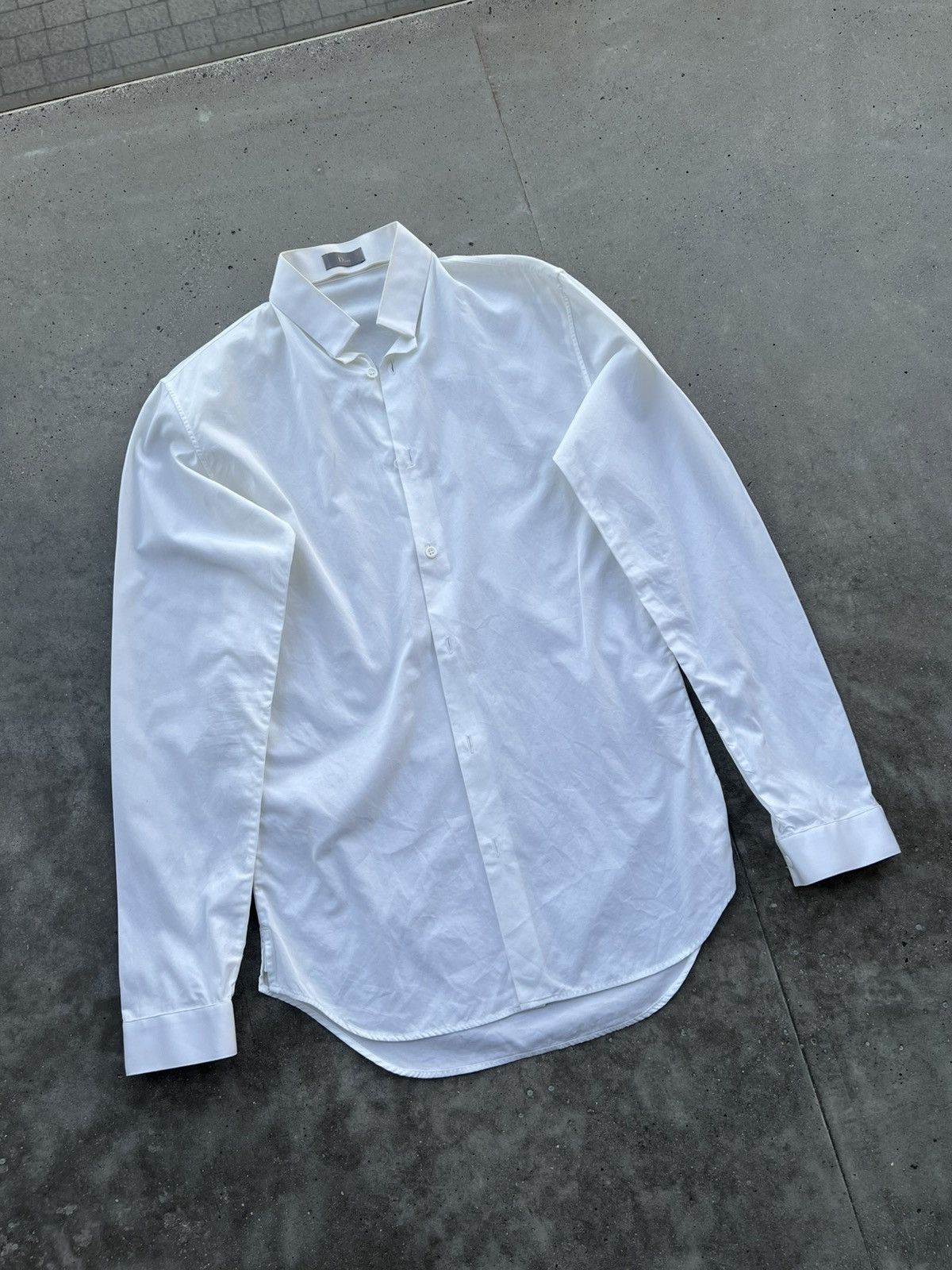 Dior Dior white button up shirt designer S 37 Size US S / EU 44-46 / 1 - 2 Thumbnail