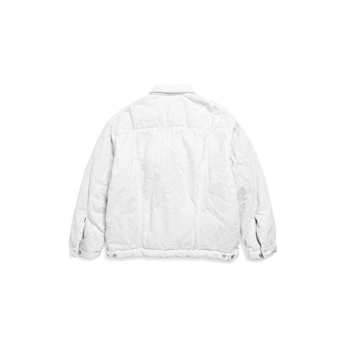 Balenciaga o1mt1gz0924 Padded Jacket in White Size US L / EU 52-54 / 3 - 2 Thumbnail