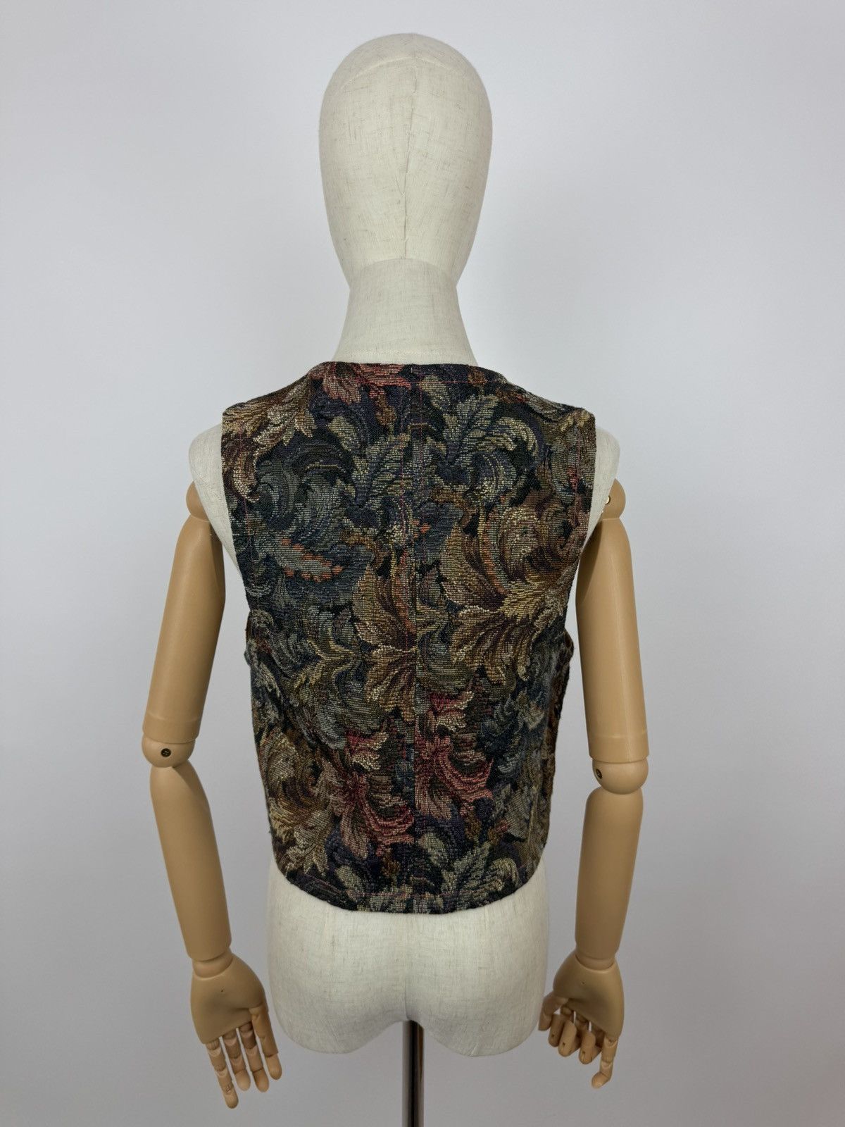 Other Spirits In The Pine Handmade Vest Patchwork Haritage Womens Size M / US 6-8 / IT 42-44 - 5 Thumbnail