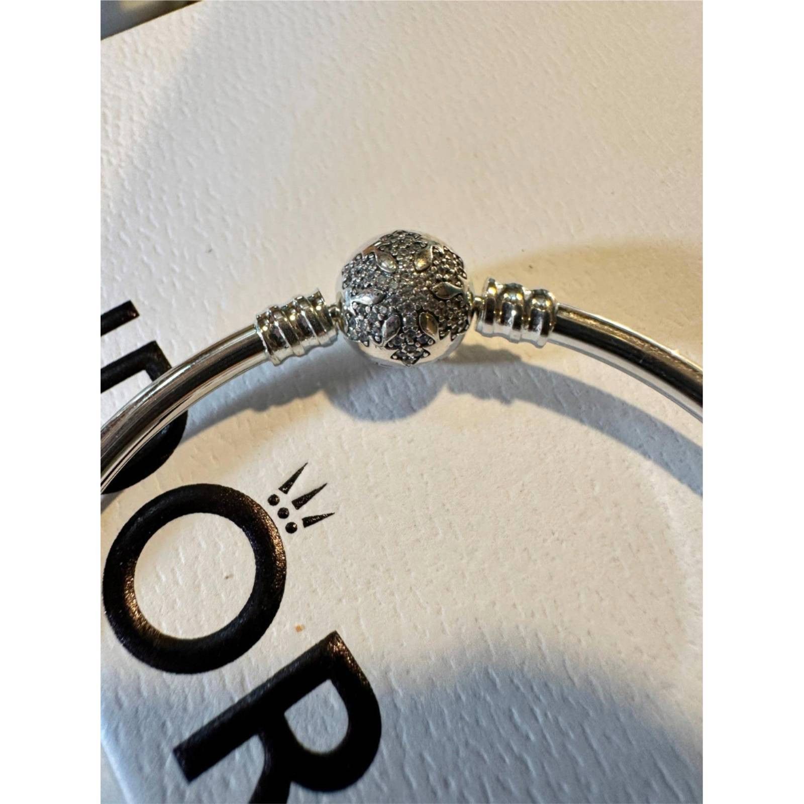 pandora Authentic Pandora Retired Engraved "UNIQUE AS YOU ARE" Snowf Size ONE SIZE - 6 Thumbnail