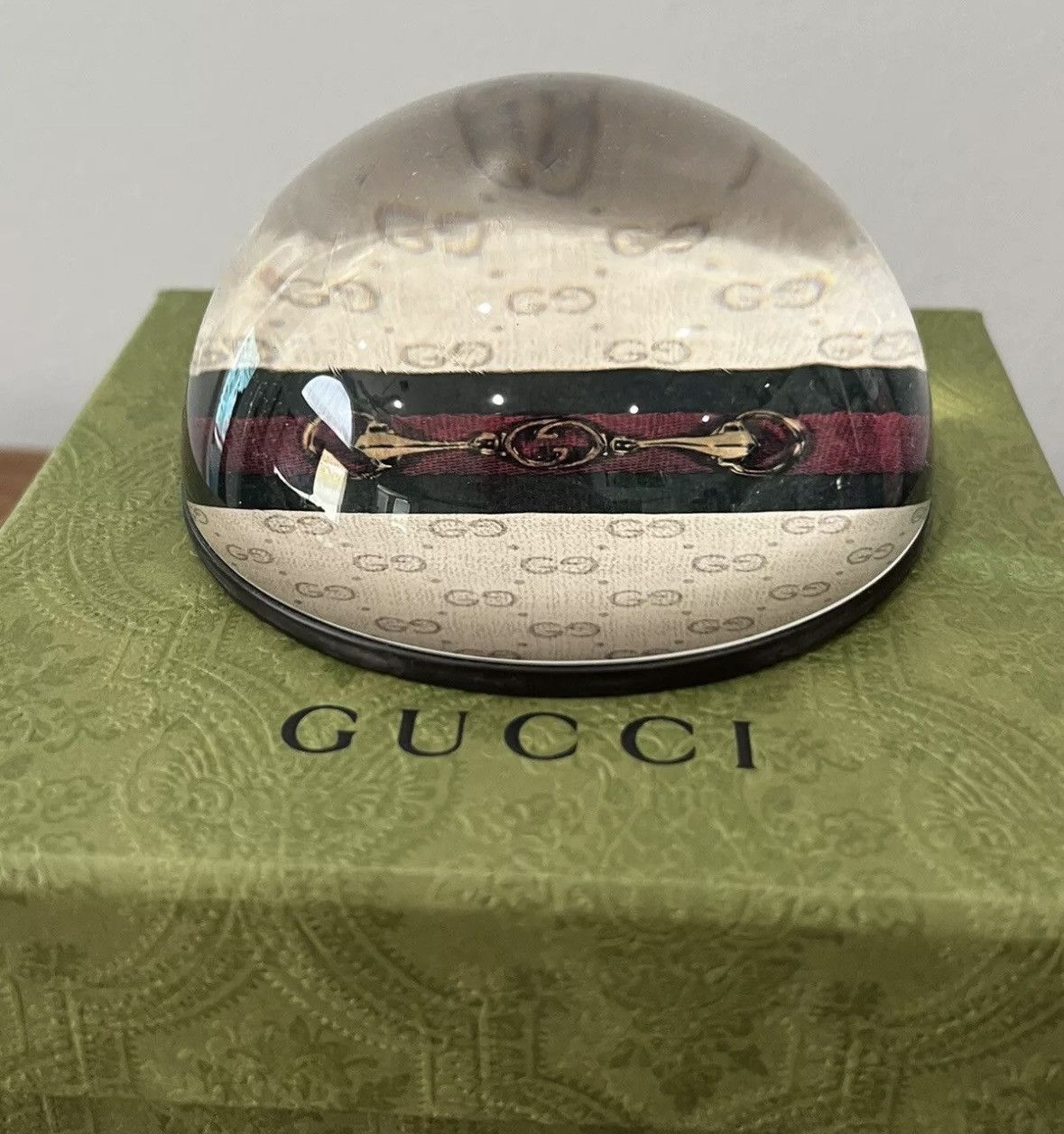 Gucci Authentic Gucci GG Web Horsebit Collectible Paperweight NWB Size ONE SIZE - 2 Thumbnail