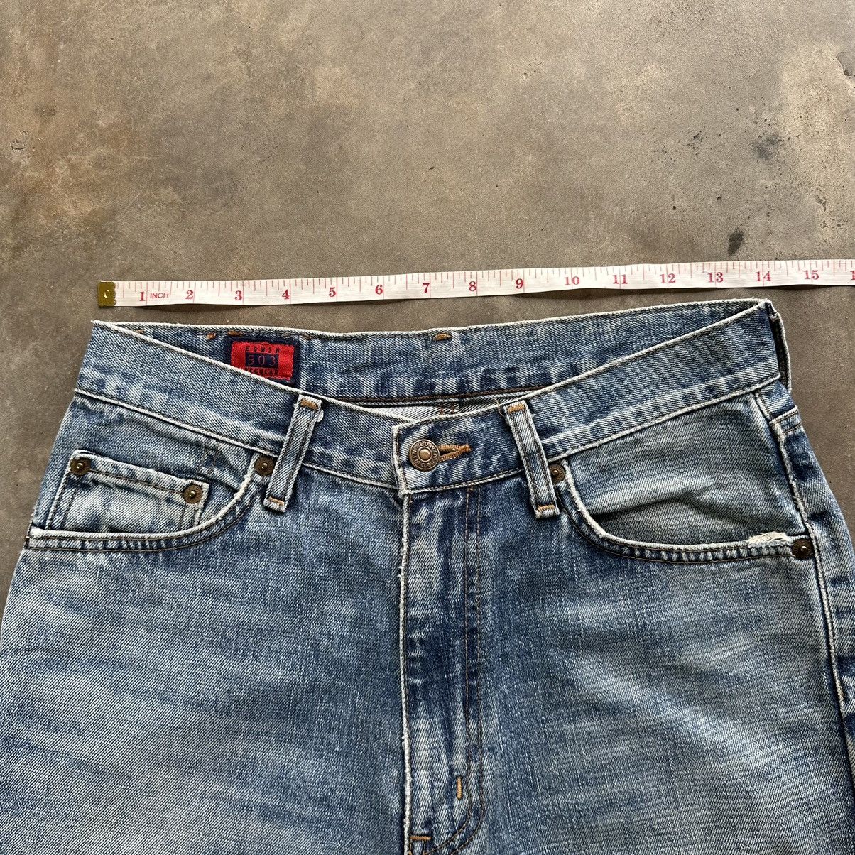Japanese Brand Vintage Edwin Distressed Faded Denim Jean Pant W28 Size US 28 / EU 44 - 8 Thumbnail