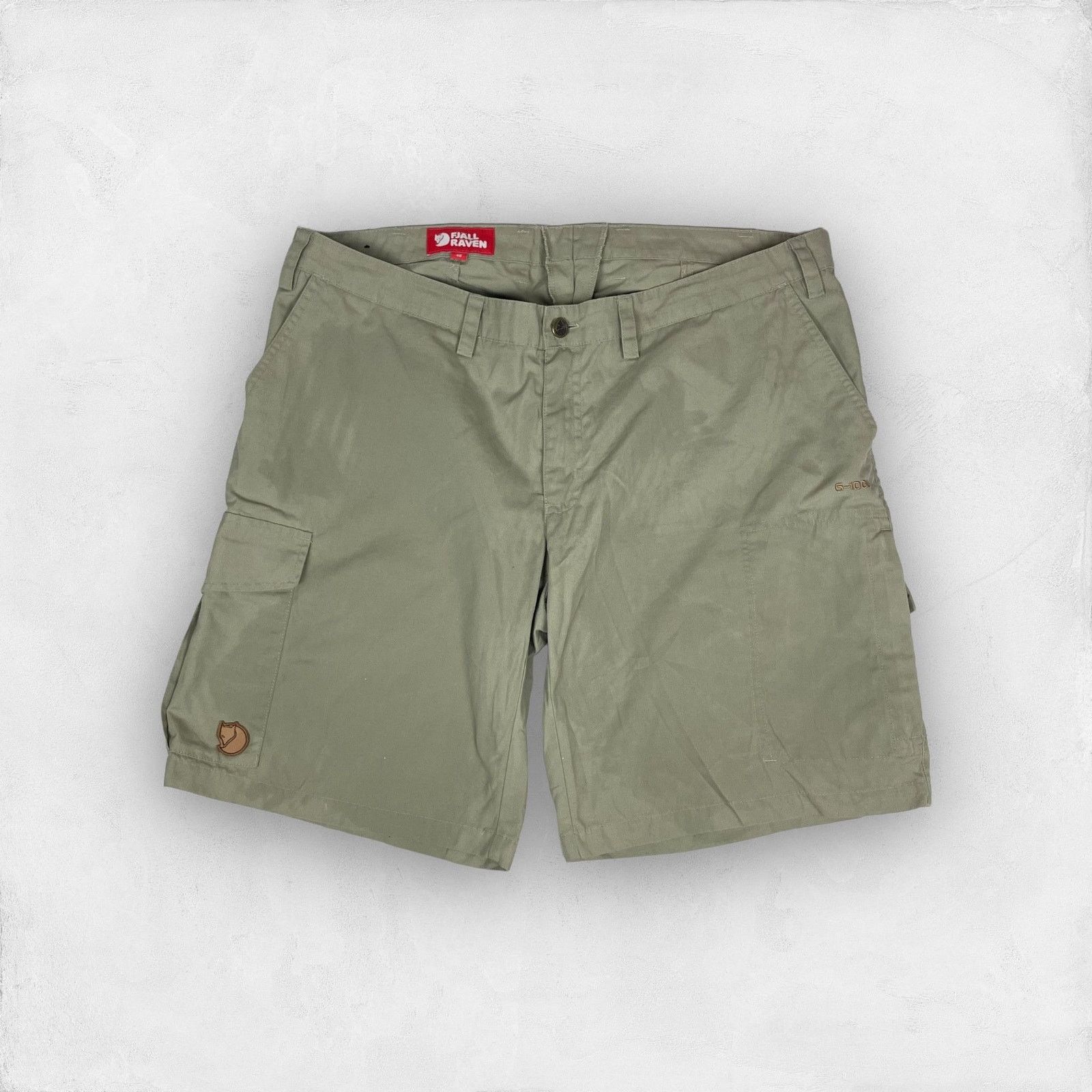 Fjallraven Fjallraven G-1000 Mens Olive Green Polyester Cargo Shorts 46 Size US 30 / EU 46 - 1 Thumbnail