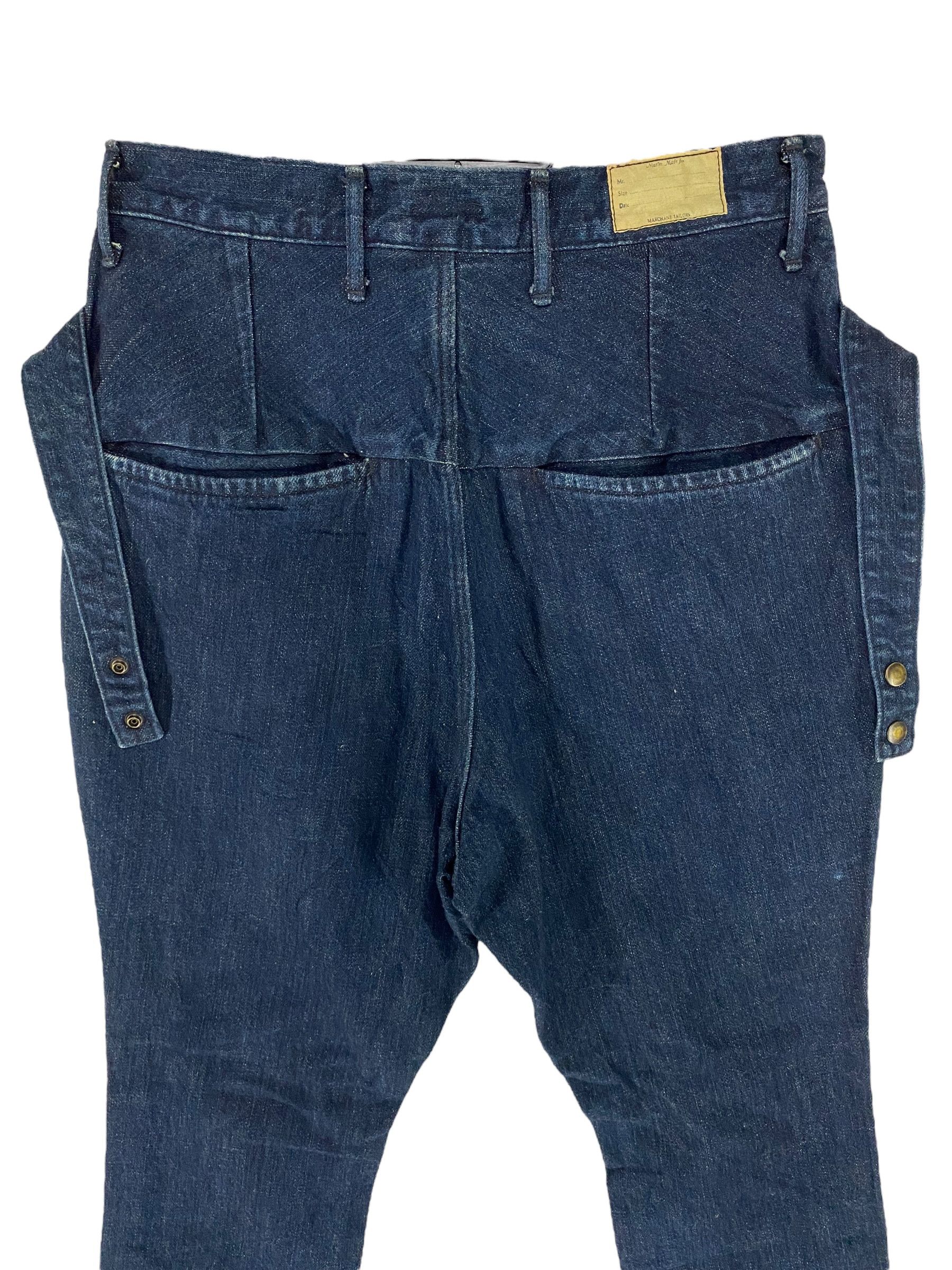 Kapital Kapital indigo merchant tailors skinny balloon jeans Size 29" - 7 Thumbnail
