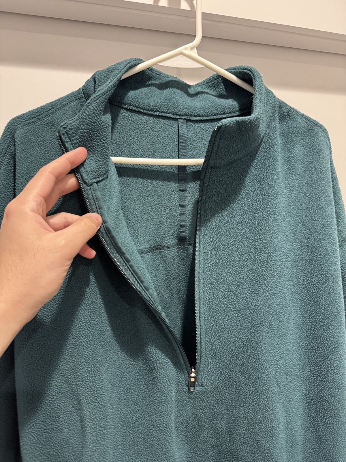 Lululemon Lululemon Oversized Fleece 1/2 Half Zip Green Jasper Size L Size US L / EU 52-54 / 3 - 9 Thumbnail
