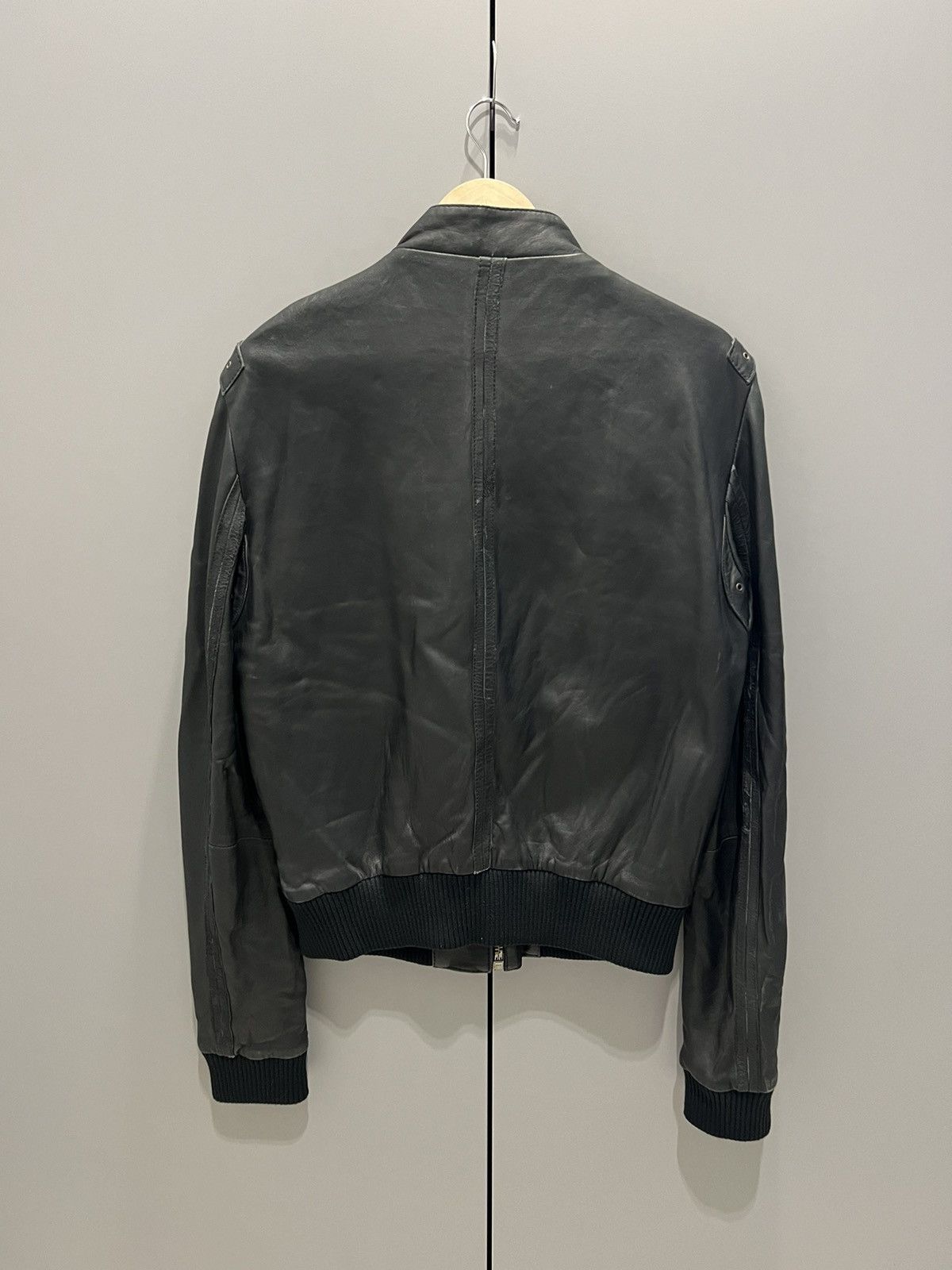 Allsaints All Saints Ramones Leather RARE Avant Garde Y2K Jacket large Size US L / EU 52-54 / 3 - 12 Thumbnail