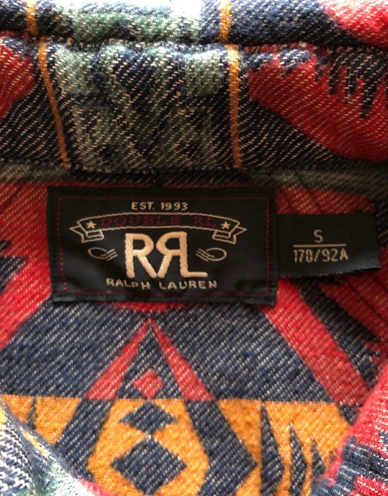 RRL Ralph Lauren RRL Ralph Lauren 2016 Red Green Southwest Shirt Size US S / EU 44-46 / 1 - 8 Thumbnail