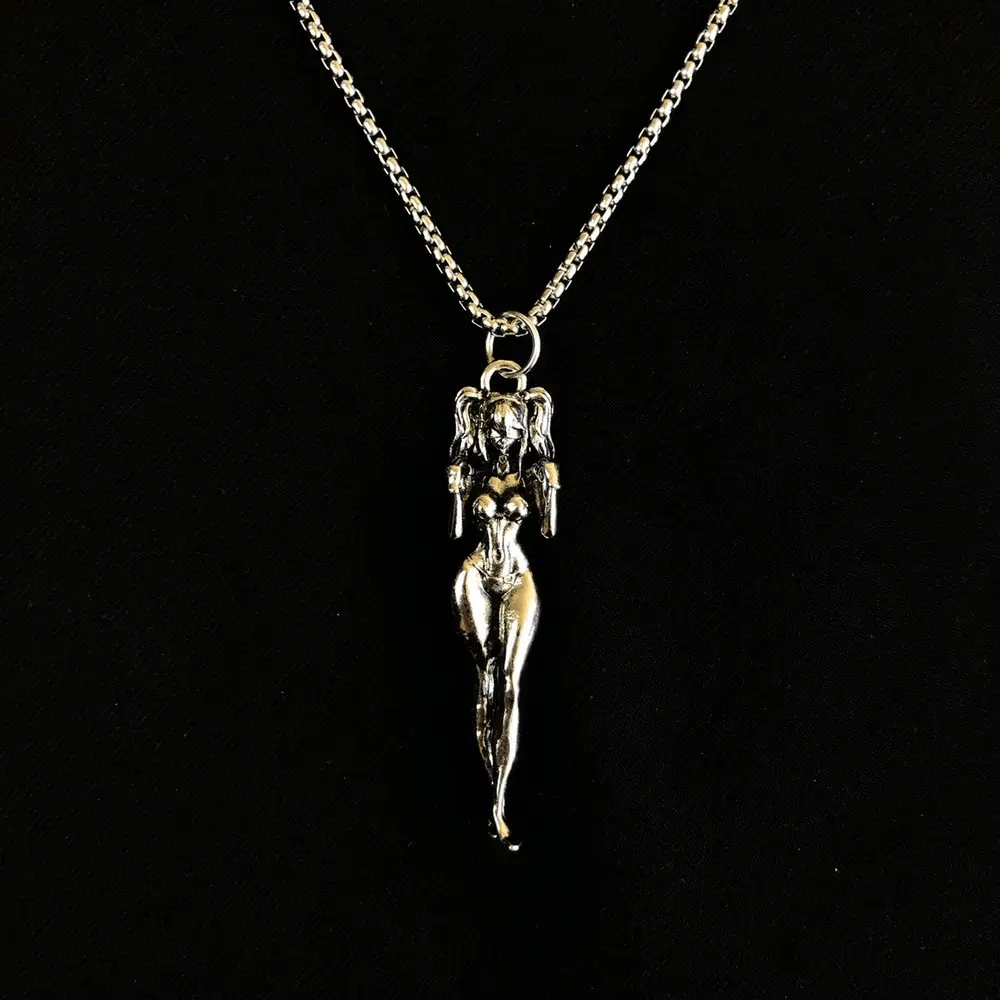 Jewelry Punk Necklace Gothic Chain Size ONE SIZE - 5 Thumbnail